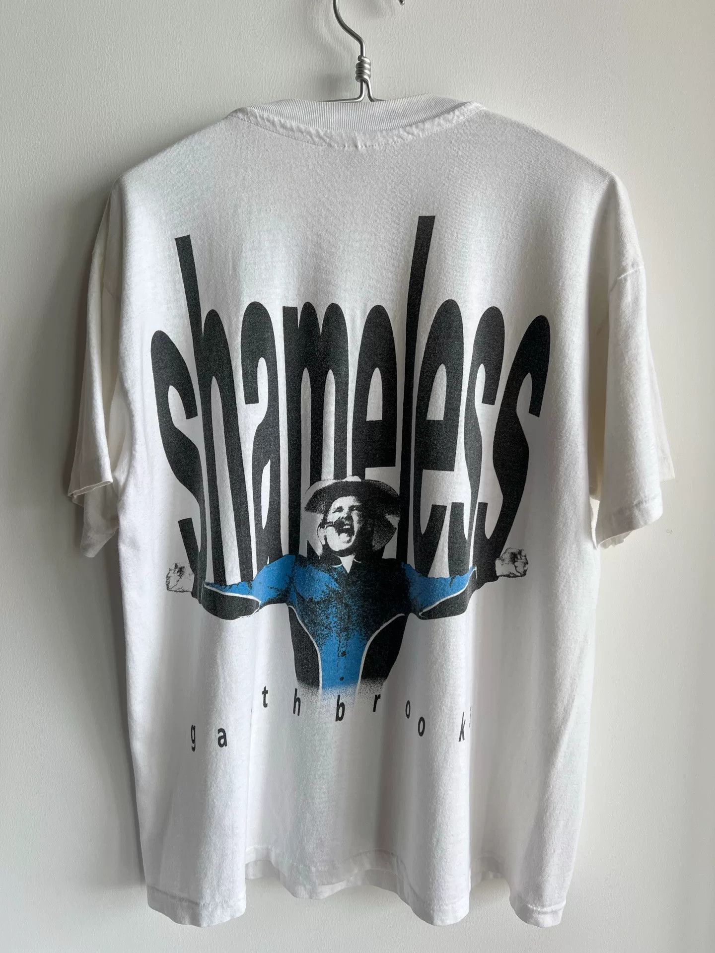 Vintage Vintage 90s Garth Brooks 1991 Tour Tee Size US L / EU 52-54 / 3 - 1 Thumbnail