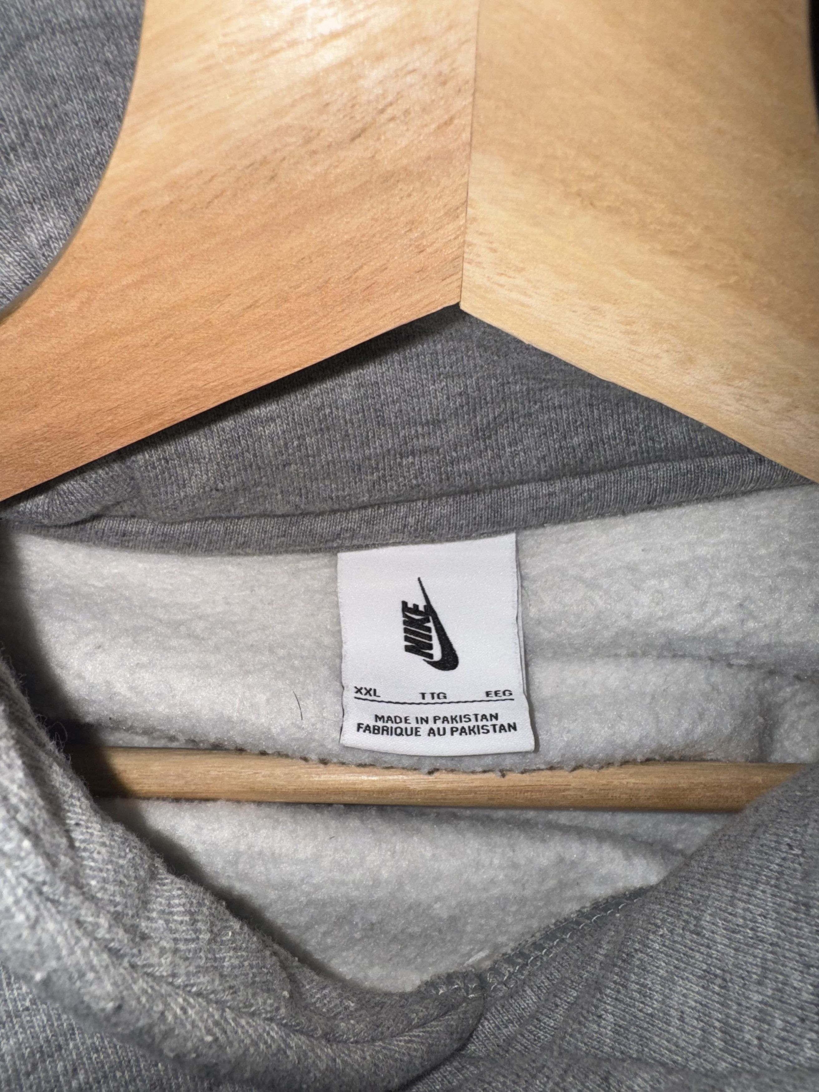 Nike Gray Solo Swoosh Hoodie