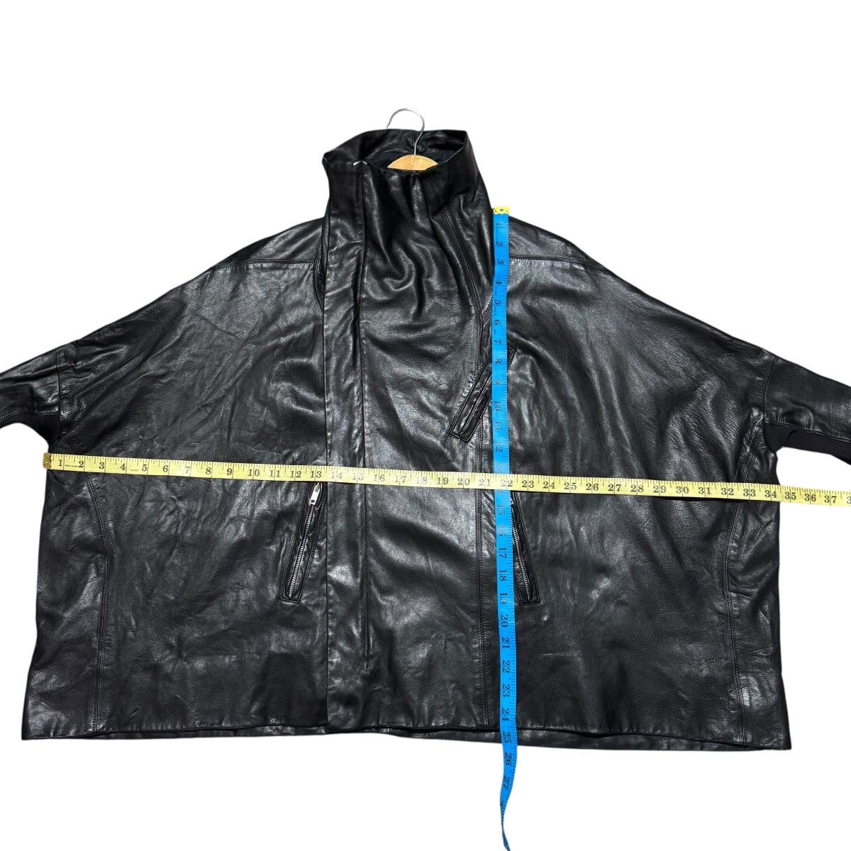Rick Owens FW2012 'Mountain Fall' Rick Owens Leather Jacket Cropped Size M / US 6-8 / IT 42-44 - 14 Thumbnail