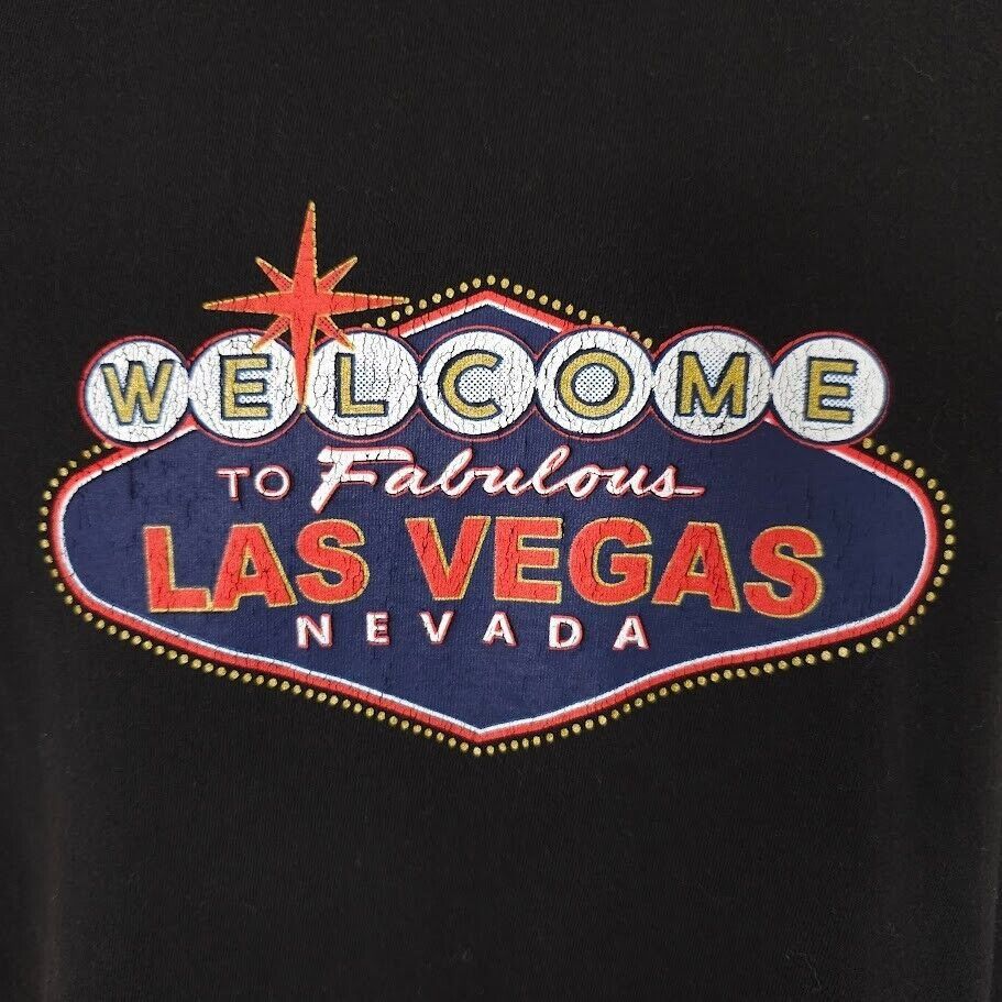 Other Las Vegas T Shirt Mens Size Large Black Travel Destination Size US L / EU 52-54 / 3 - 2 Thumbnail