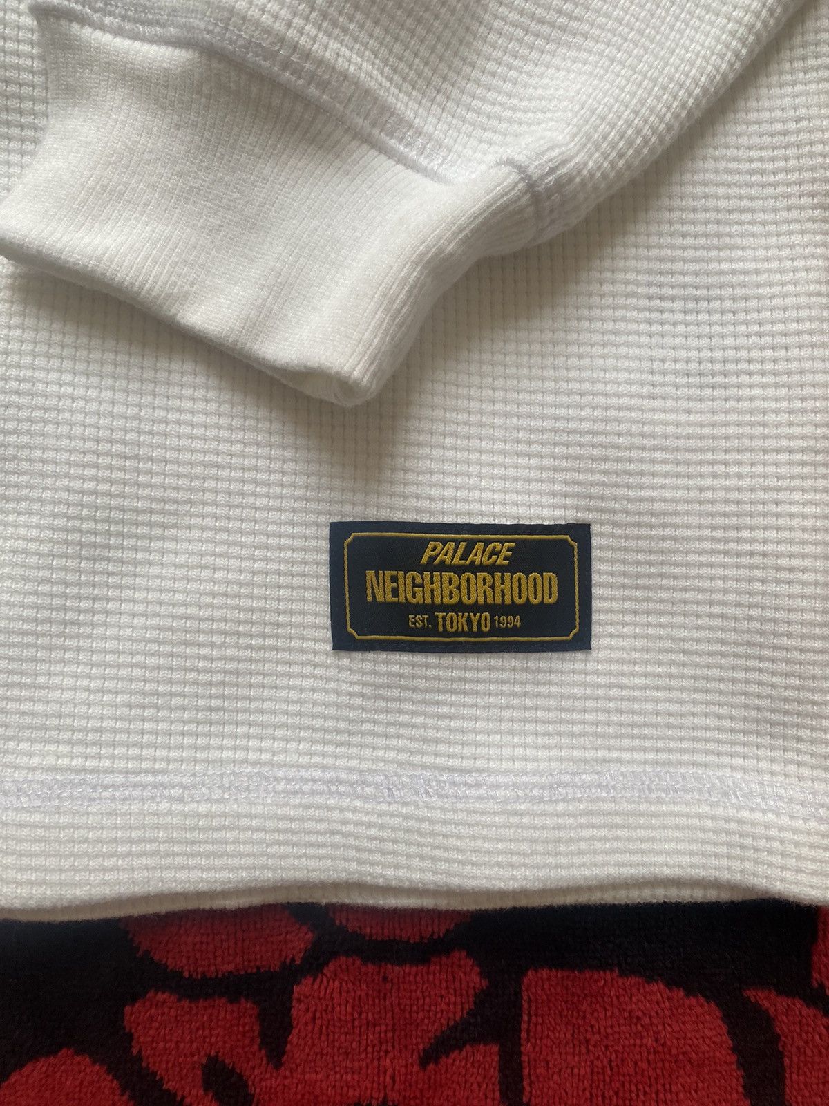 トップス PALACE x NEIGHBORHOOD Waffle Jersey Palace Neighborhood Waffle Jersey White - Palace Neighborhood 2025