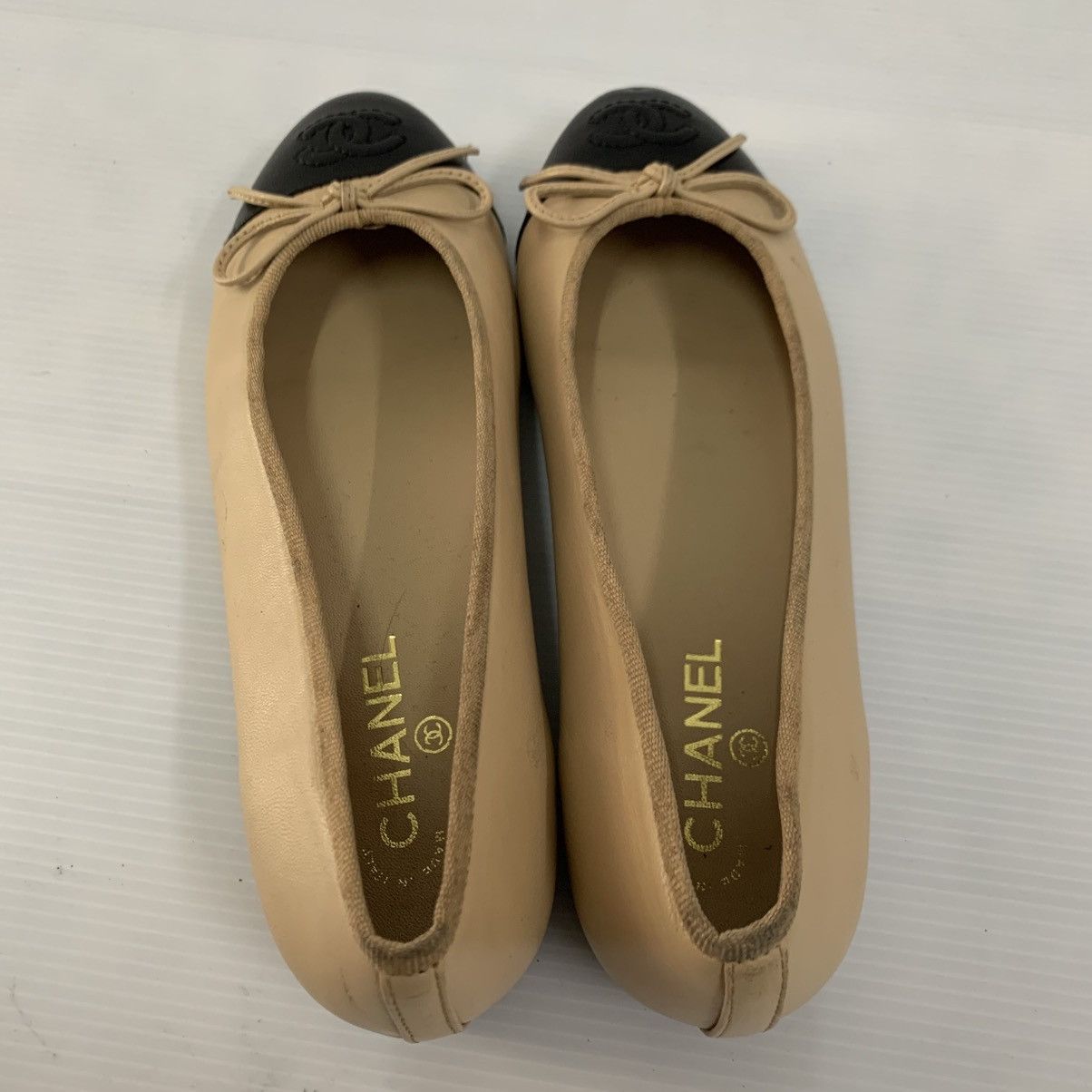 Chanel Chanel Ballerinas Leather Flats Shoes Size US 5.5 / IT 35.5 - 7 Thumbnail