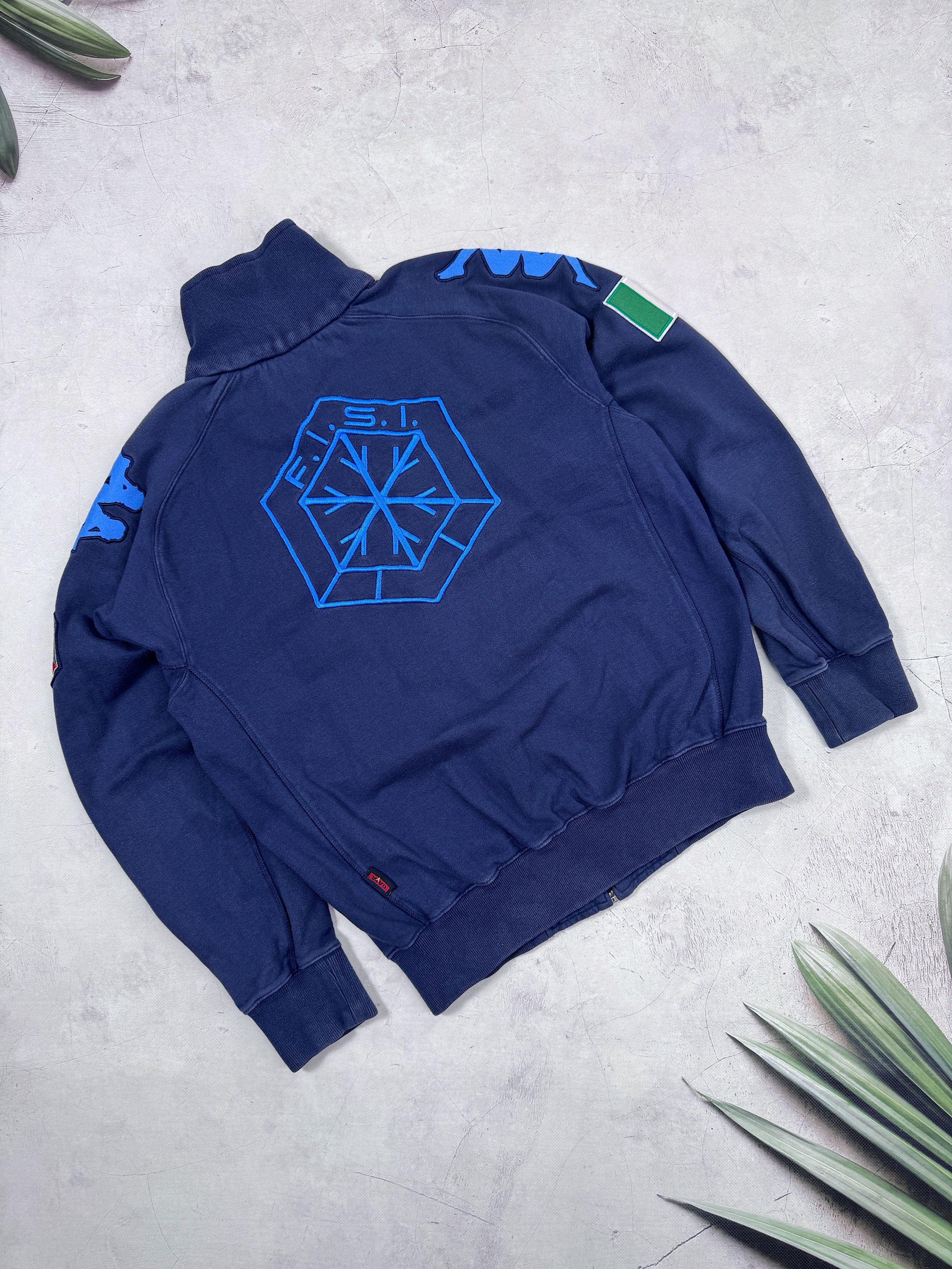 Kappa F.I.S.I. Italy Olympic Ski Team Track Jacket by Kappa Size US L / EU 52-54 / 3 - 23 Thumbnail