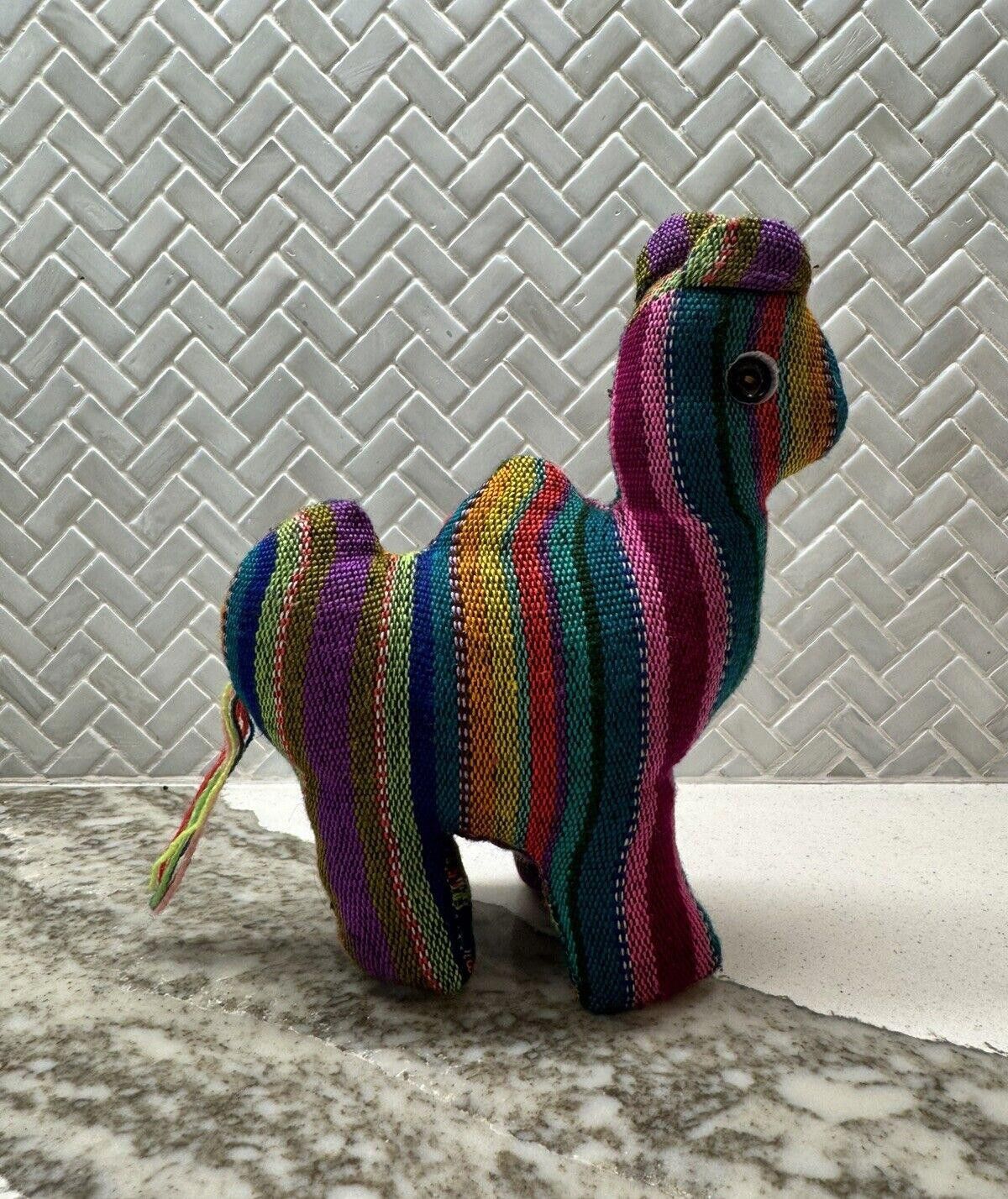 Handmade Handmade Guatemalen / Salvadorian Stuffed Camel Toy Striped Size ONE SIZE - 2 Thumbnail