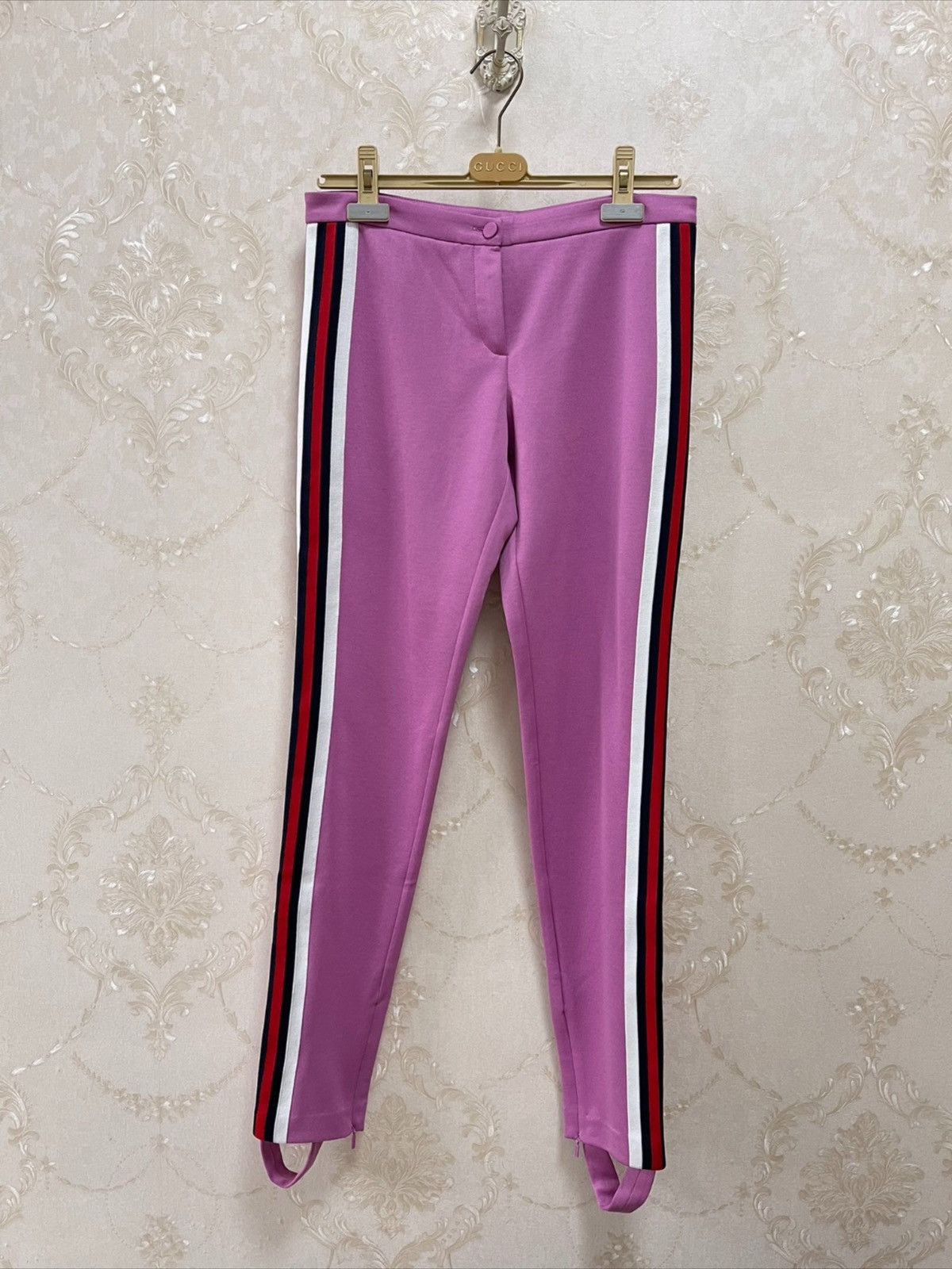 Gucci runway pink pants