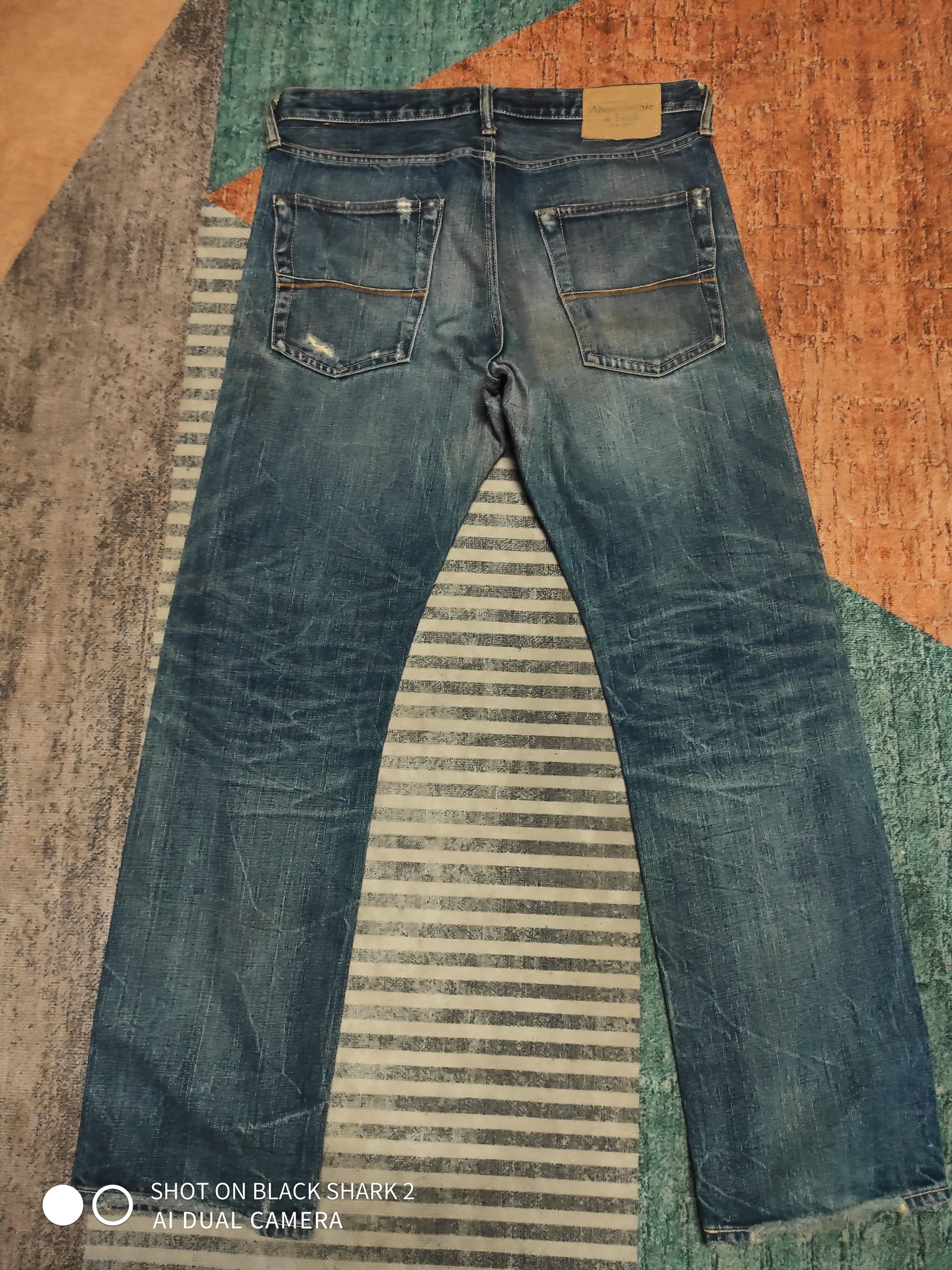 Abercrombie & Fitch ABERCROMBIE & FITCH Selvedge jeans Size US 32 / EU 48 - 2 Thumbnail