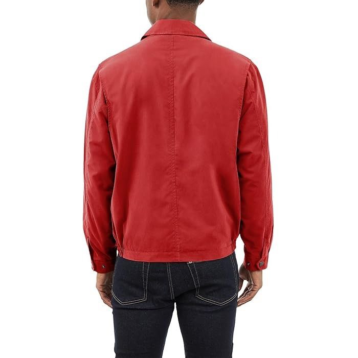 London Fog London Fog Mens Auburn Golf Jacket M Medium Chili Red Zip Fr Size US M / EU 48-50 / 2 - 2 Thumbnail