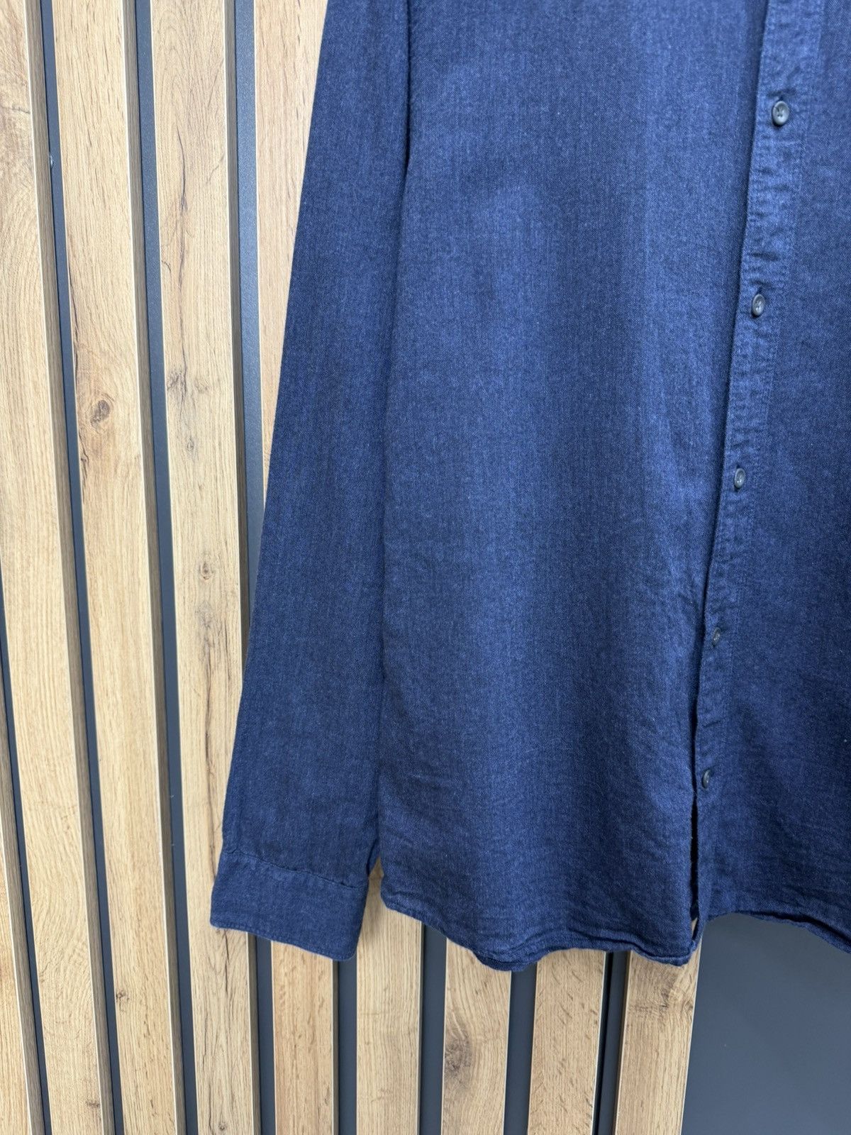 Allsaints Allsaints Millard Long Sleeve Cotton Shirt Size L Size US L / EU 52-54 / 3 - 2 Thumbnail