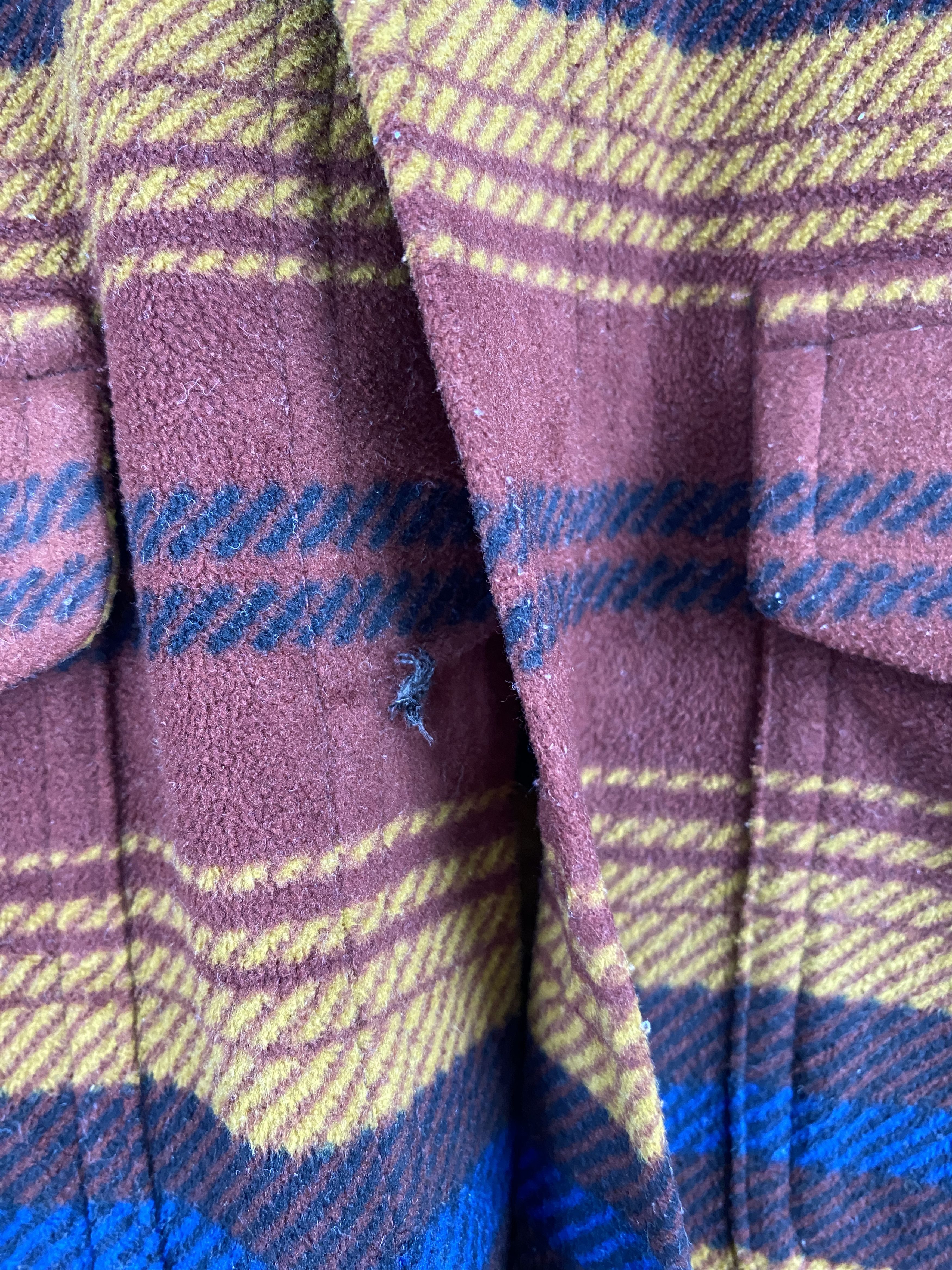 Uniqlo Uniqlo Flannel Double Pocket Striped Fleece JA0131 Size US XL / EU 56 / 4 - 11 Thumbnail