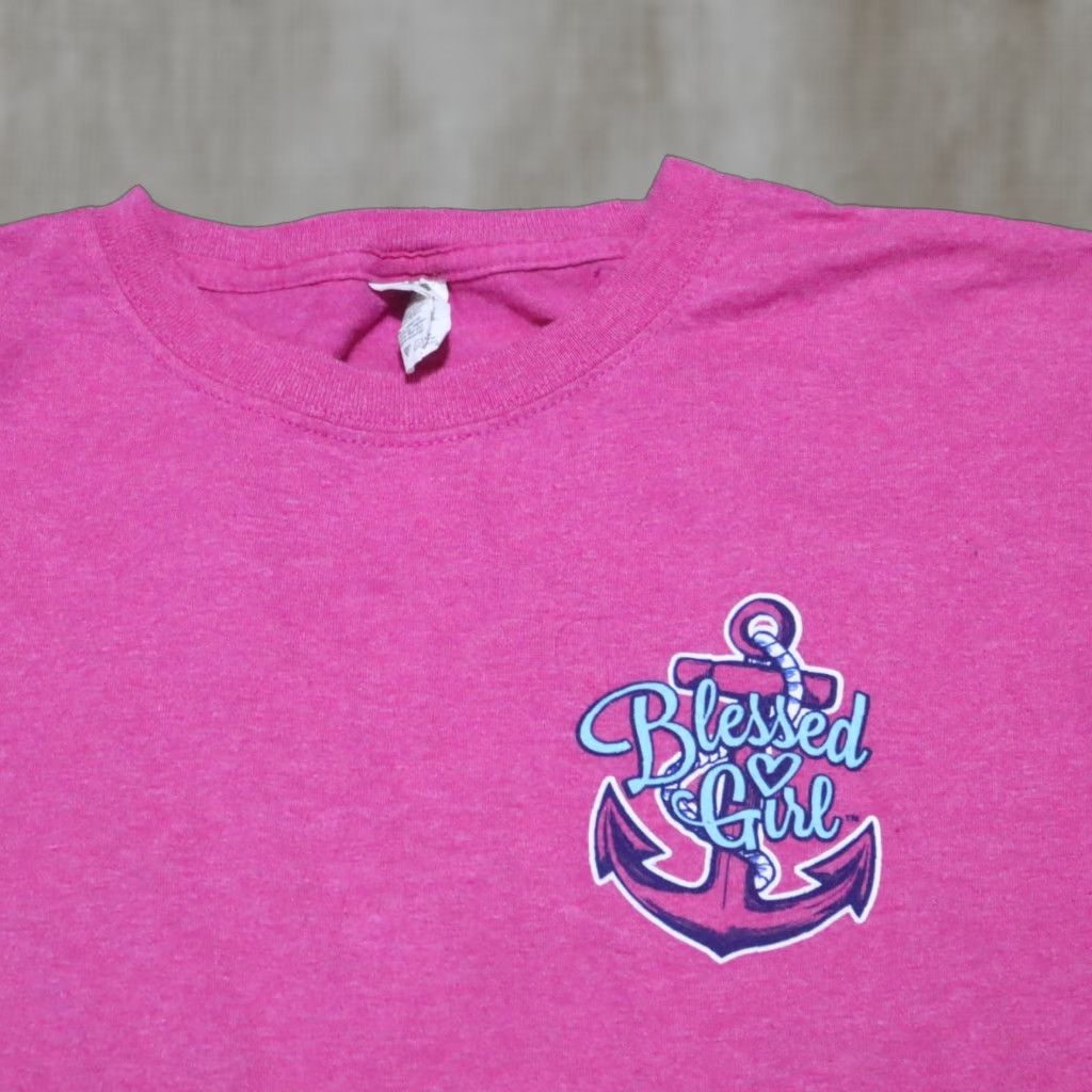 Fruit Of The Loom VINTAGE Hope Anchor Soul Hebrews 6:19 Tee T-Shirt Women's Size S Small Size S / US 4 / IT 40 - 1 Thumbnail