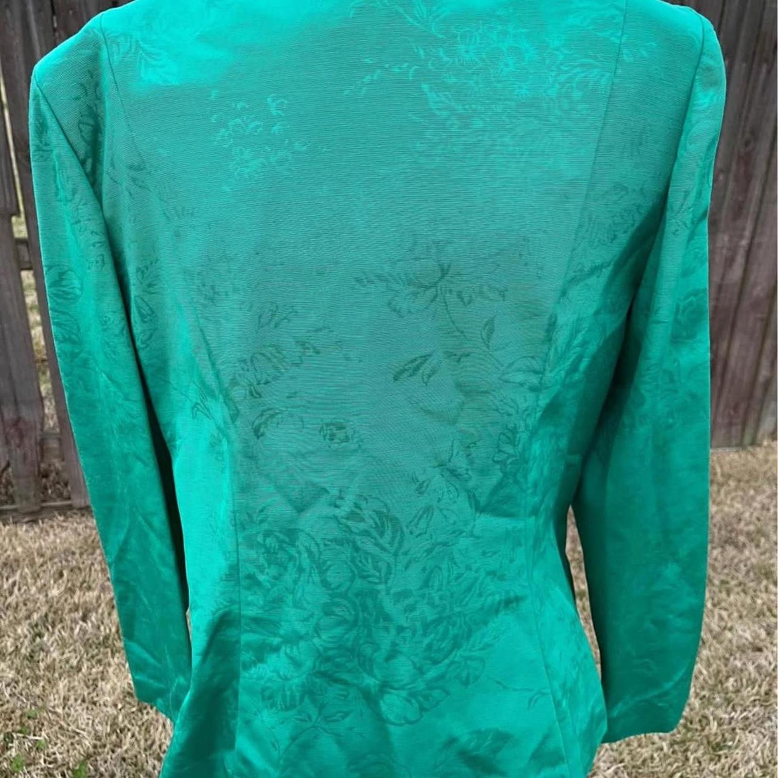 Other Green vintage blazer with gold buttons blazer Size L / US 10 / IT 46 - 3 Thumbnail