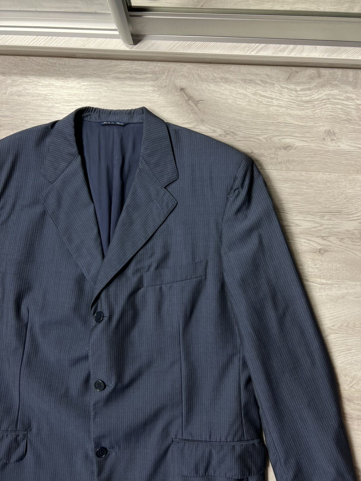 Canali Canali Wool Striped Blazer Size 56R / 46R Size 46R - 4 Thumbnail