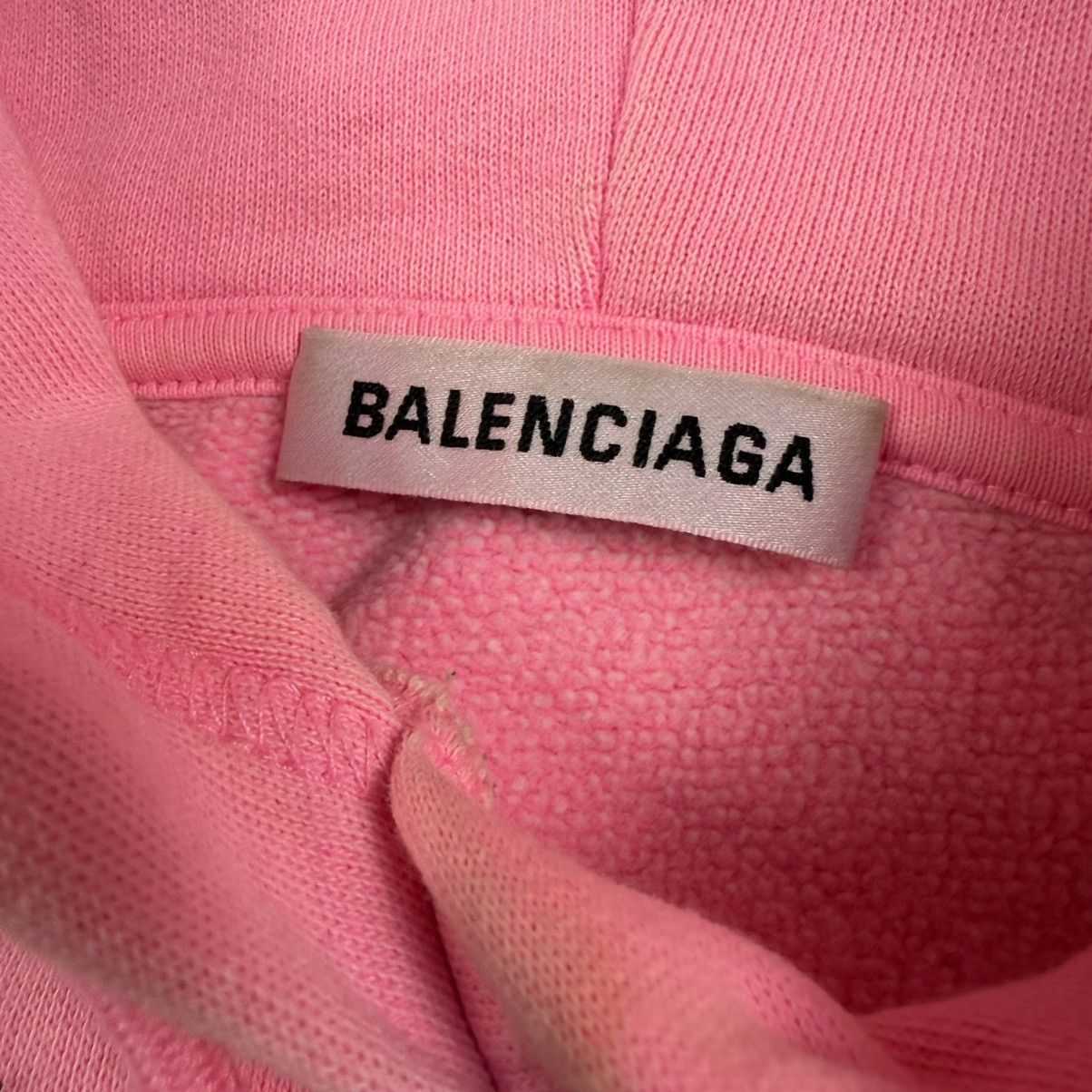 Balenciaga Balenciaga Big Logo Pink Hoodie Size US S / EU 44-46 / 1 - 3 Thumbnail