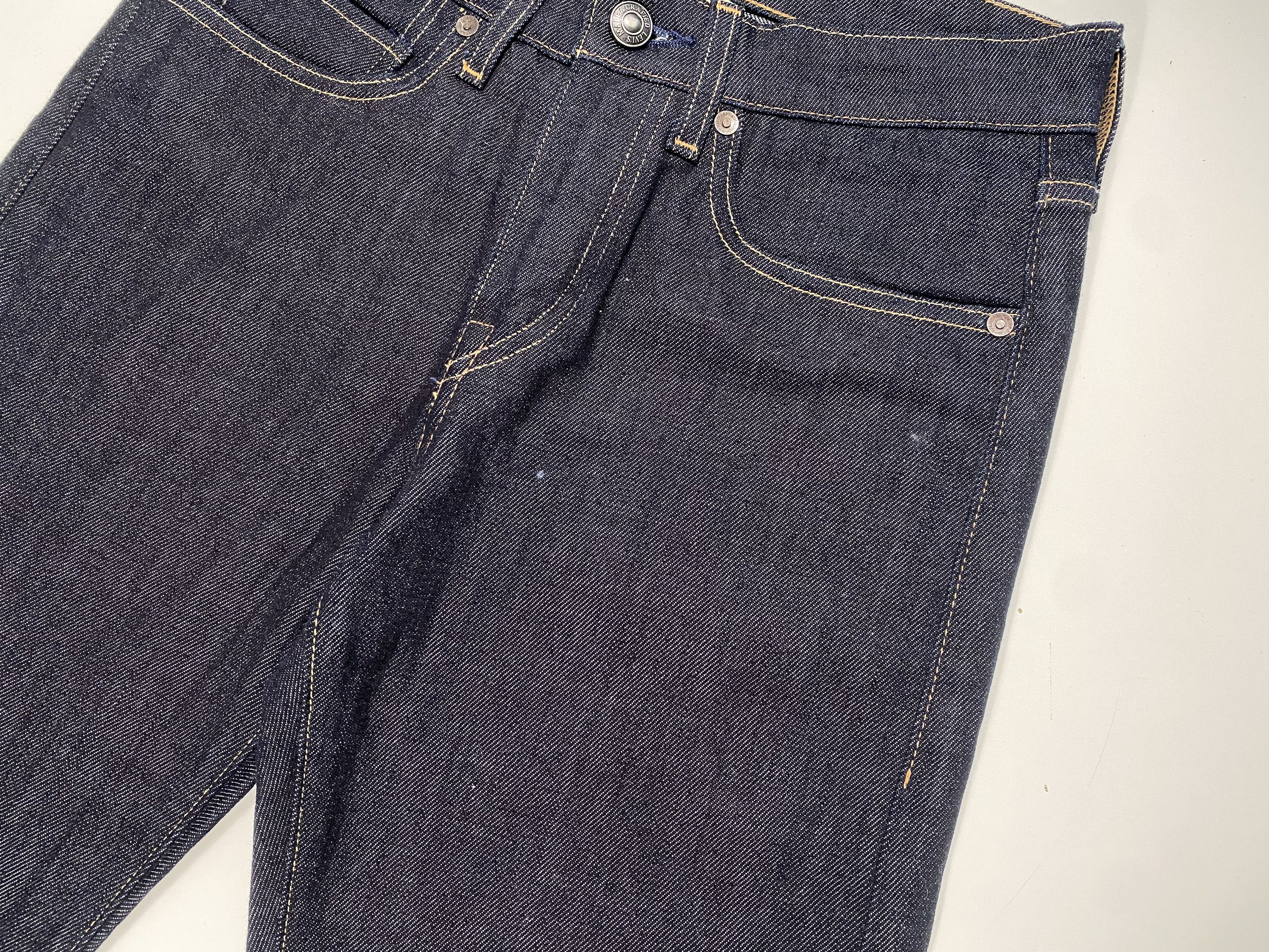 Levi's Levi's Made & Crafted Needle Narrow Dark Wash Selvedge Jeans Size US 28 / EU 44 - 3 Thumbnail