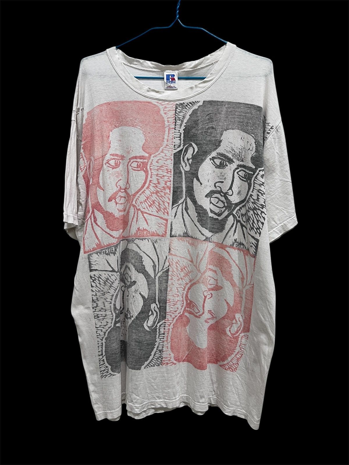 Rap Tees × Vintage Vintage 90s Steve Biko Black History Art Tee Faded activist Size US L / EU 52-54 / 3 - 1 Thumbnail