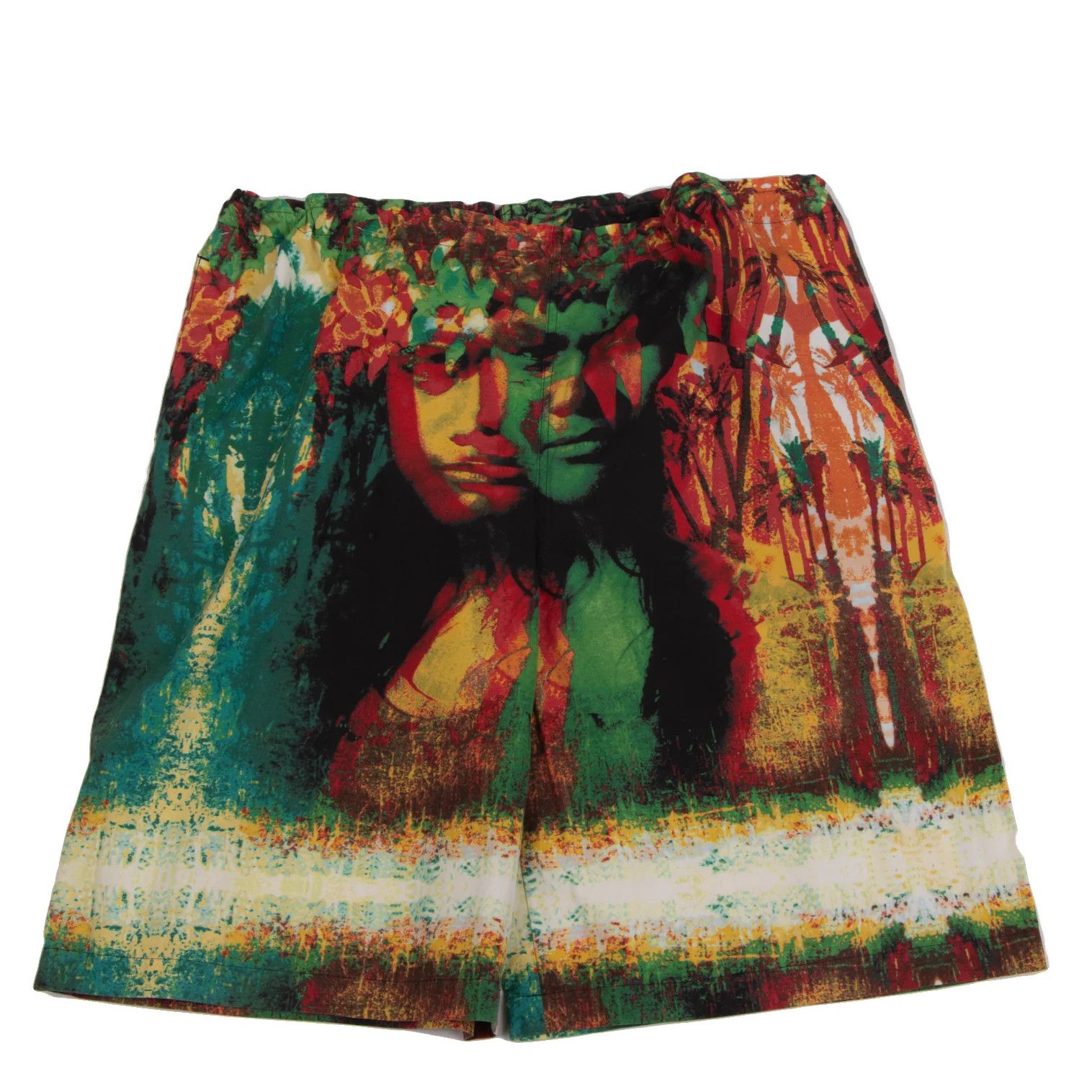 Jean Paul Gaultier Colorful Native Print Cotton Half Pants in Multi Size US 32 / EU 48 - 1 Thumbnail