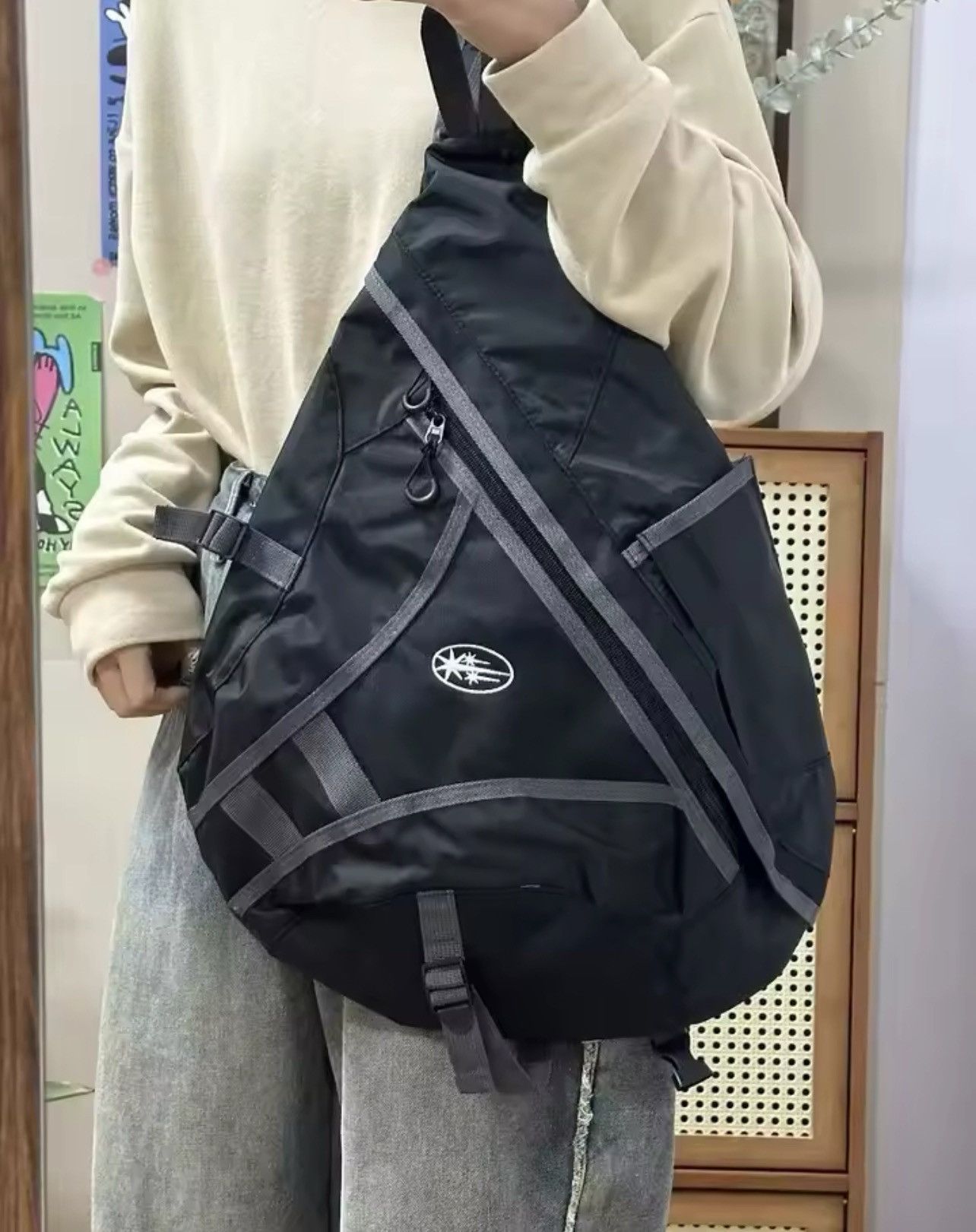 Vintage Waterproof Crossbody Bag Backpack Size ONE SIZE - 2 Thumbnail