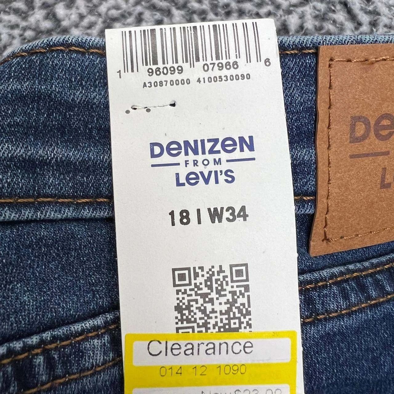 Denizen Denizen from Levi's Jeans Women 39x28 High Rise Denim Pants Size 39" - 3 Thumbnail