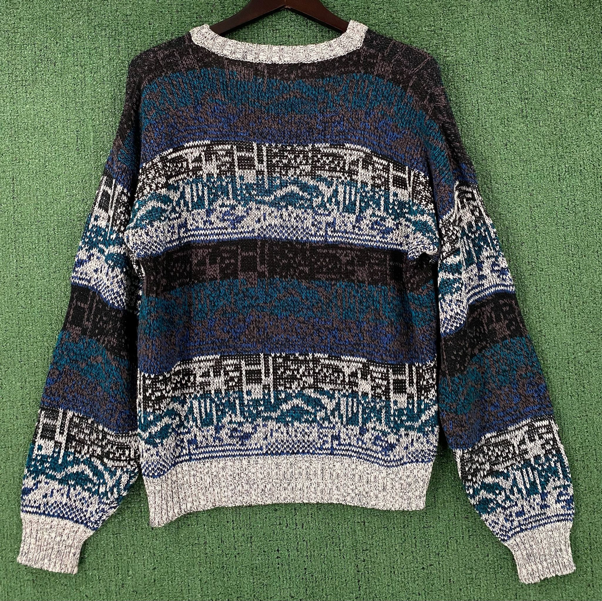 Method 90’s Method Colorful Patterned Knit Sweater Men’s Medium Size US M / EU 48-50 / 2 - 5 Thumbnail