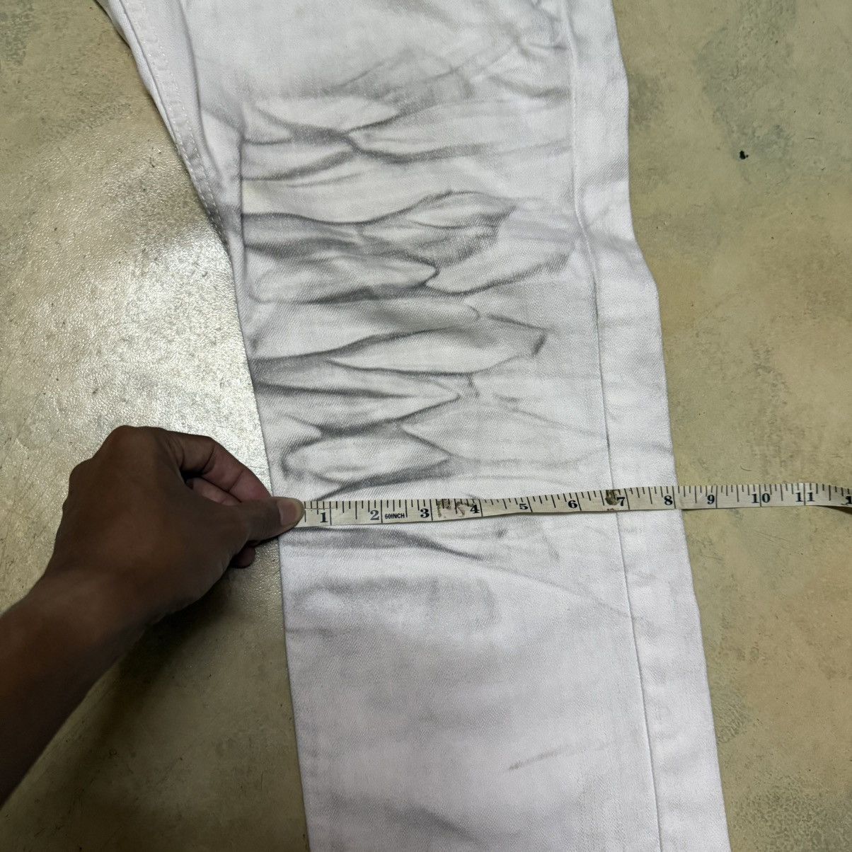 semanticdesign Semantic Design Rare Style Distressed Denim Jeans Size US 32 / EU 48 - 14 Thumbnail