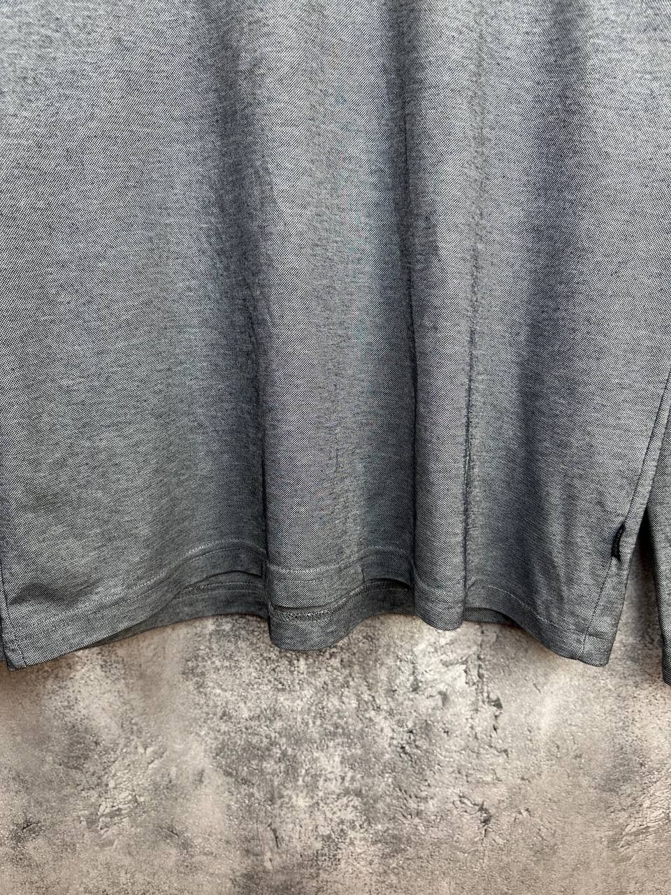Giorgio Armani Armani Jeans Textured Pique LS Polo Shirt Men's Size L Size US L / EU 52-54 / 3 - 7 Thumbnail