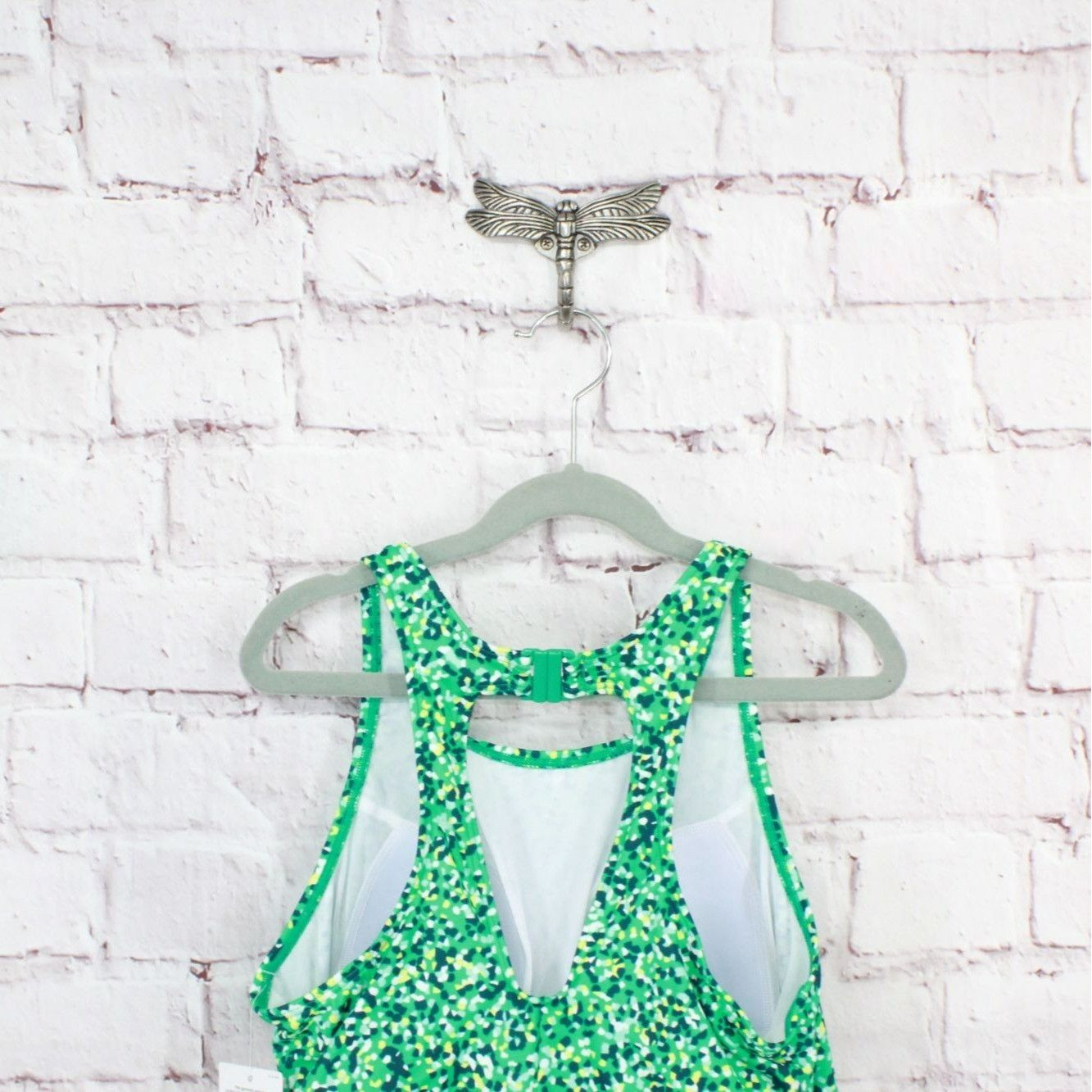 L.L. Bean LL Bean Women’s Side Ruched Tankini Swimsuit Top Size M / US 6-8 / IT 42-44 - 4 Thumbnail