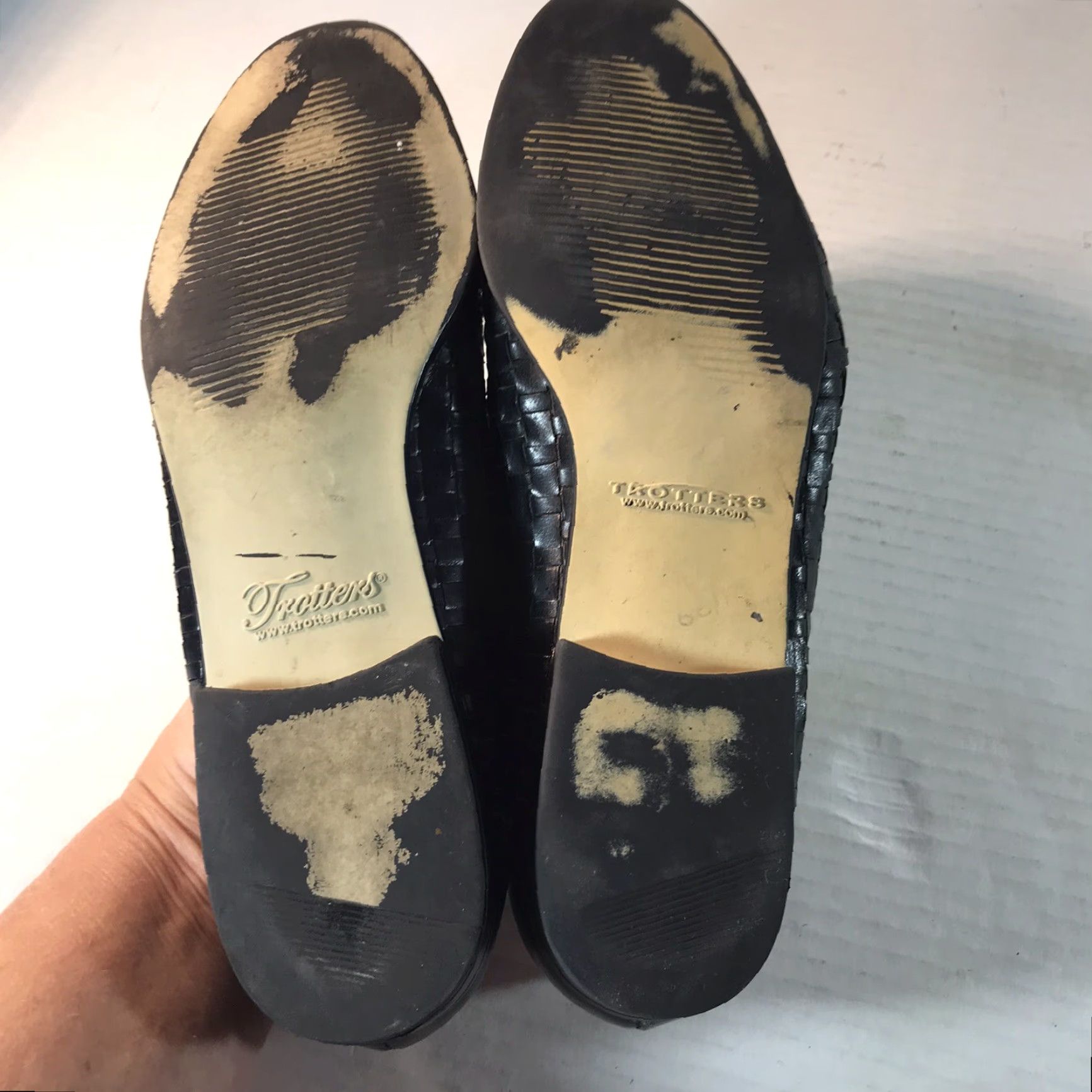 Vintage VINTAGE Trotters Womens Leather Loafer Slip On Flat Size 7N Black Casual Business Travel Shoes Size US 7 / IT 37 - 7 Thumbnail