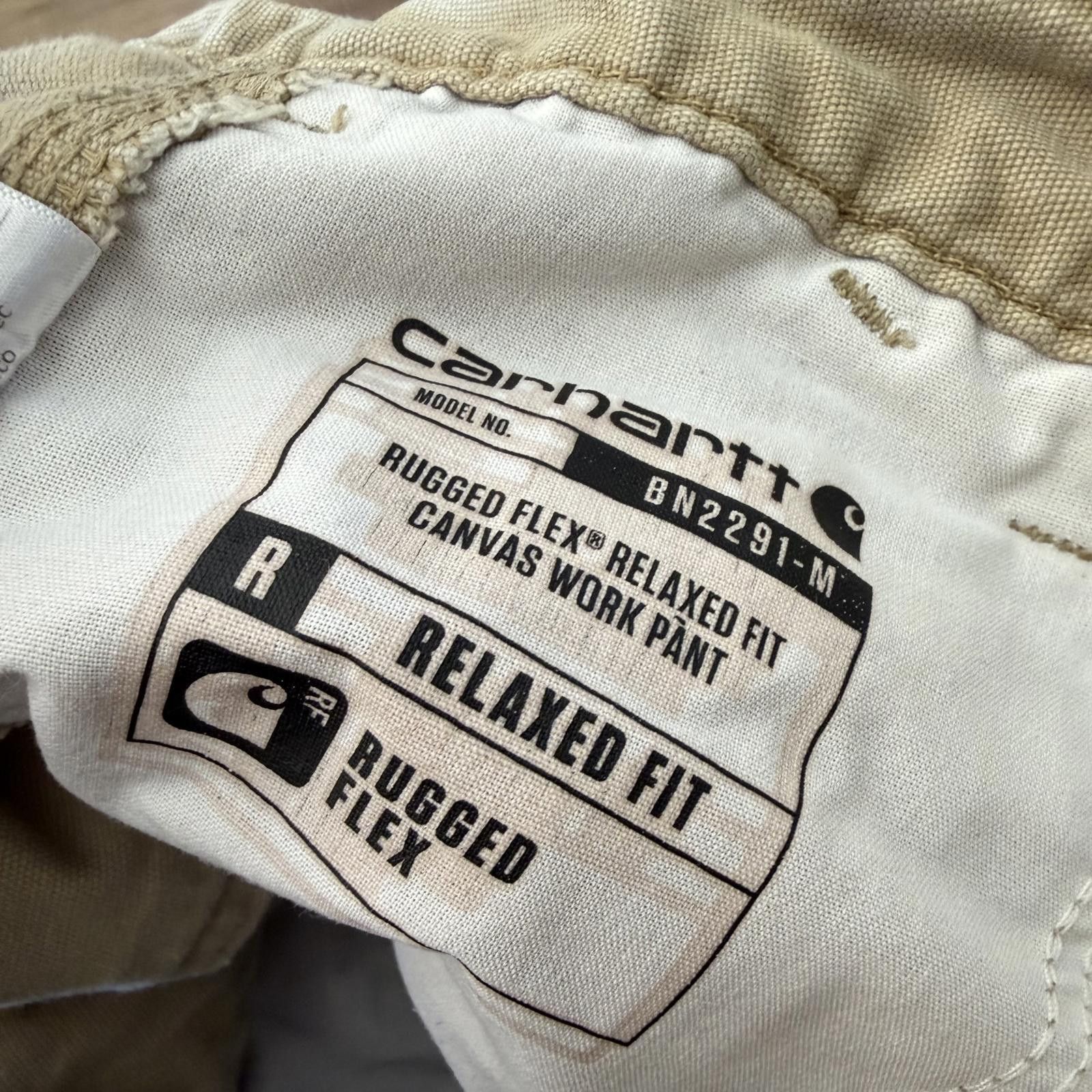 Carhartt Carhartt Carpenter Relaxed Fit Rugged Flex Pants Distressed Size US 36 / EU 52 - 8 Thumbnail
