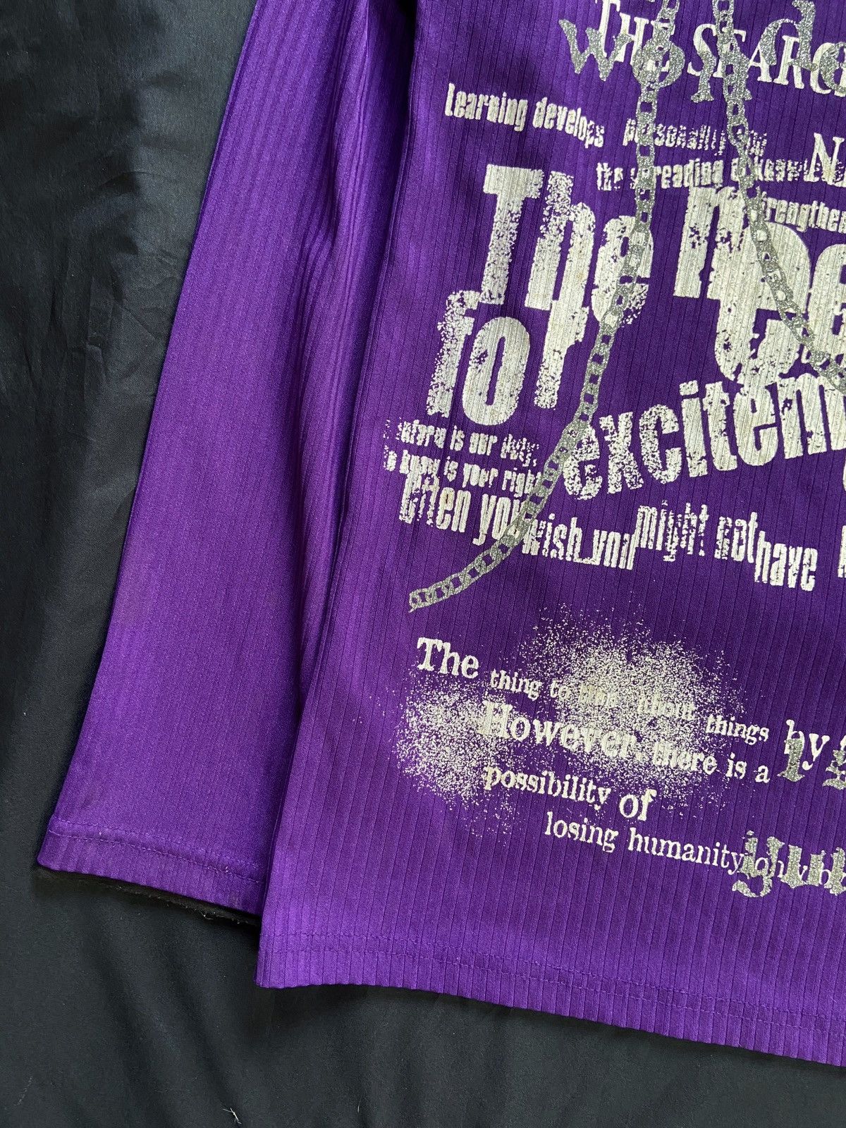 Isamu Katayama Backlash TIME STEP DOUBLE LAYER POEM LONG SLEEVE Size US M / EU 48-50 / 2 - 4 Thumbnail
