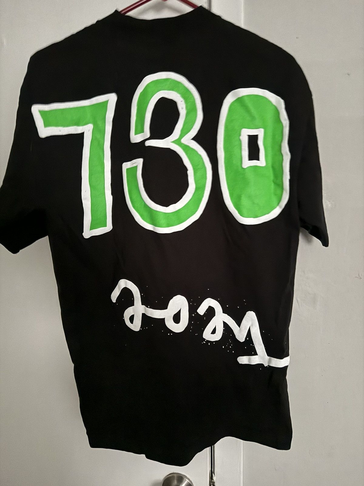 image of Asspizza Puff Print 2021 Tee in Black, Men's (Size Medium)