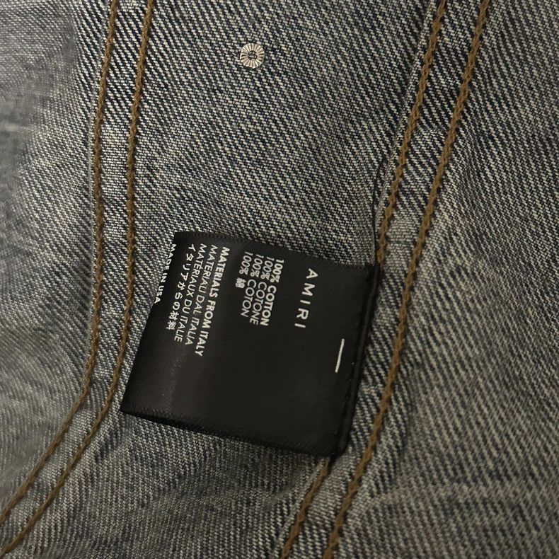 Amiri Amiri Vintage Studded Denim Trucker Jacket-2506 Size US M / EU 48-50 / 2 - 4 Thumbnail