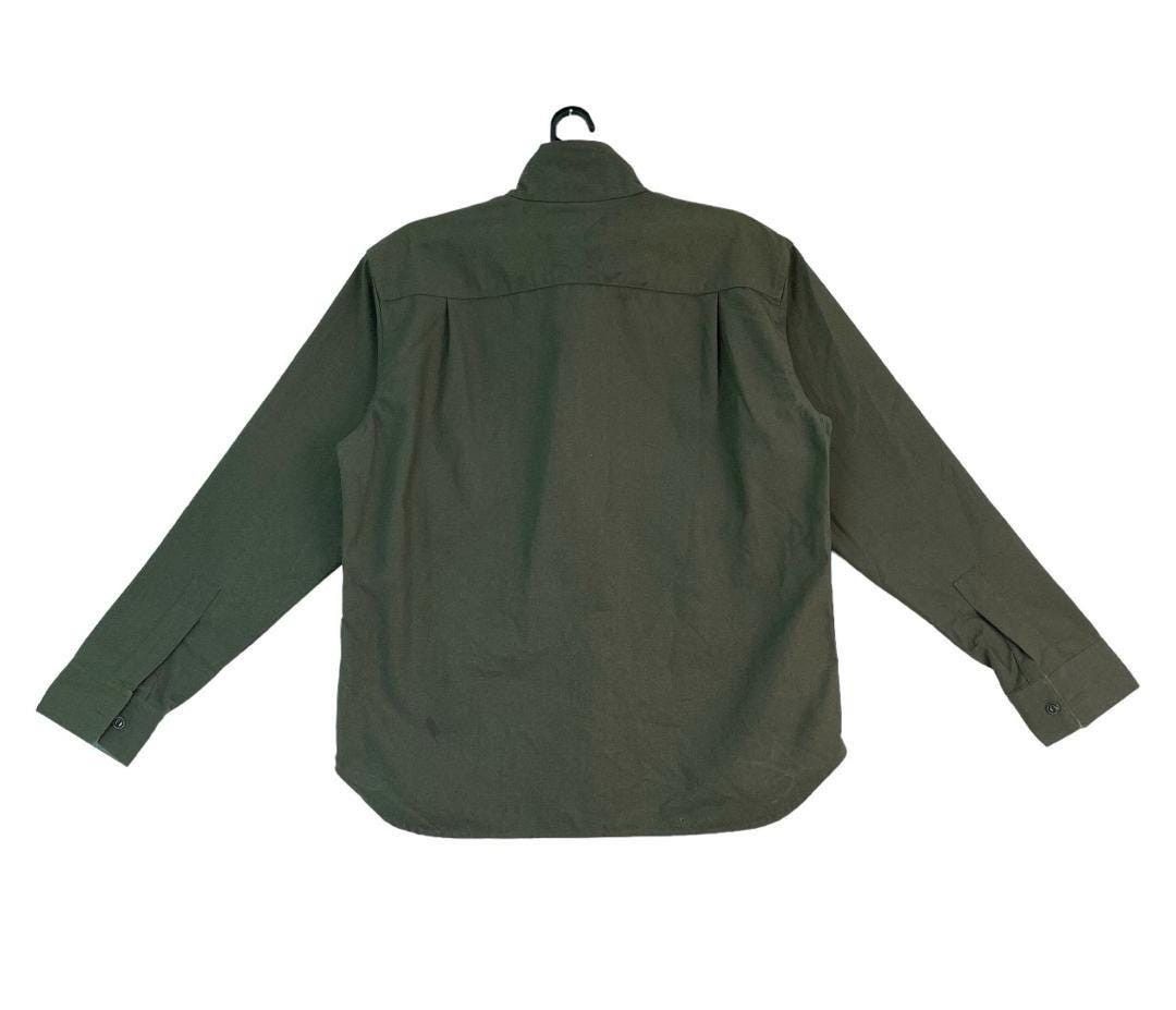 Japanese Brand SYNAPS japan military design shirts jacket cat eye button Size US L / EU 52-54 / 3 - 6 Thumbnail