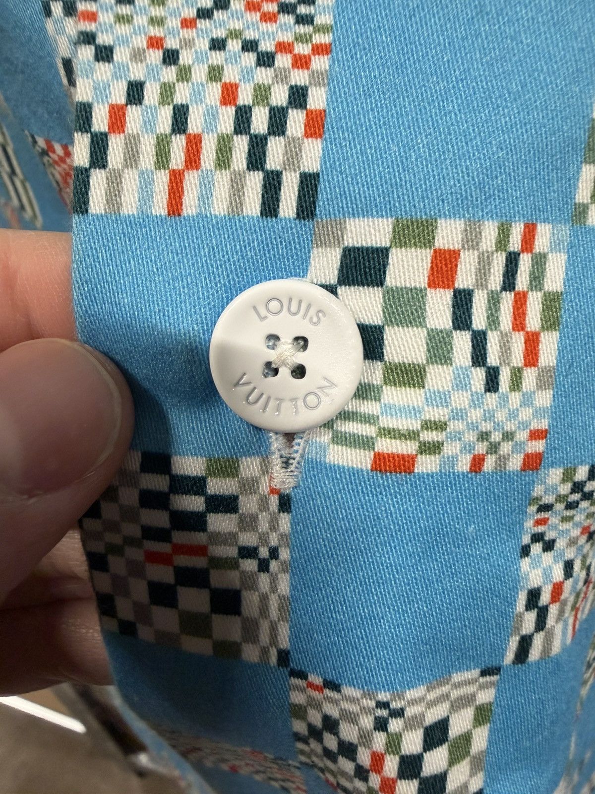 Louis Vuitton Louis Vuitton Damier Printed Bowling Shirt NEW 1250$ Size US L / EU 52-54 / 3 - 8 Thumbnail