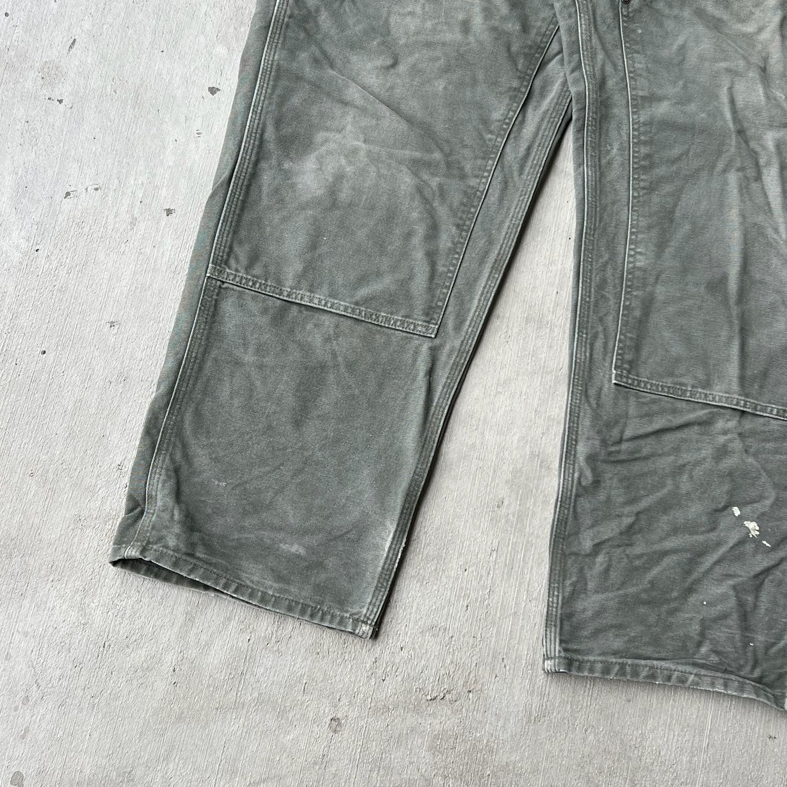 Carhartt × Vintage Carhartt MOS green double knee work wear carpenter pants Size US 41 - 3 Thumbnail