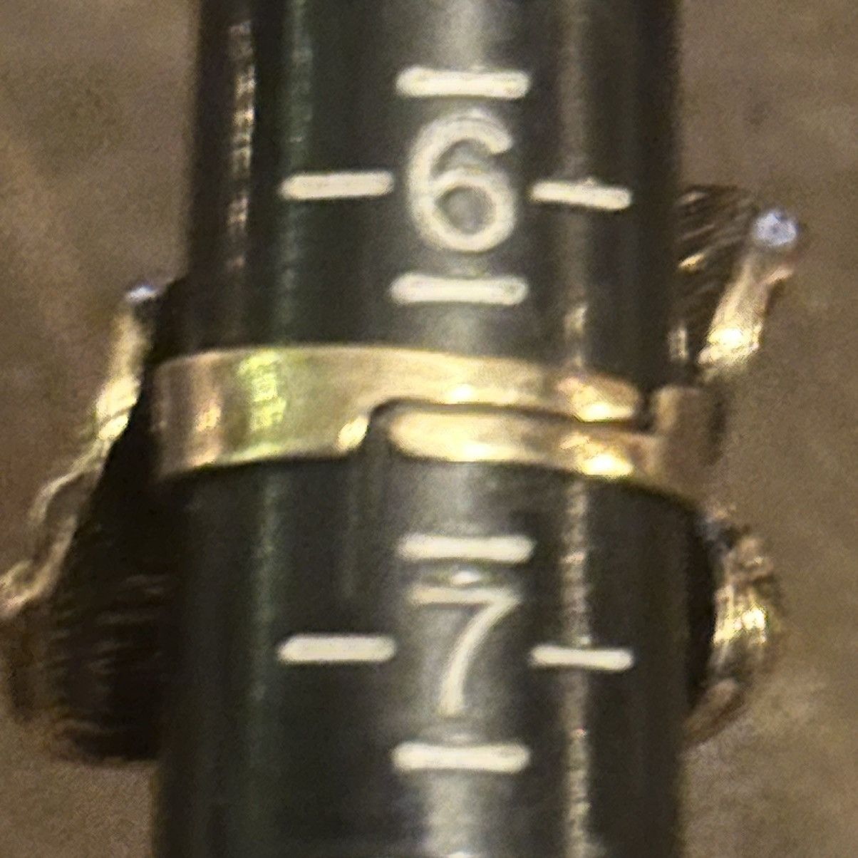 Vintage Vintage bronze tone hammered rhinestone wrap ring Size ONE SIZE - 4 Thumbnail