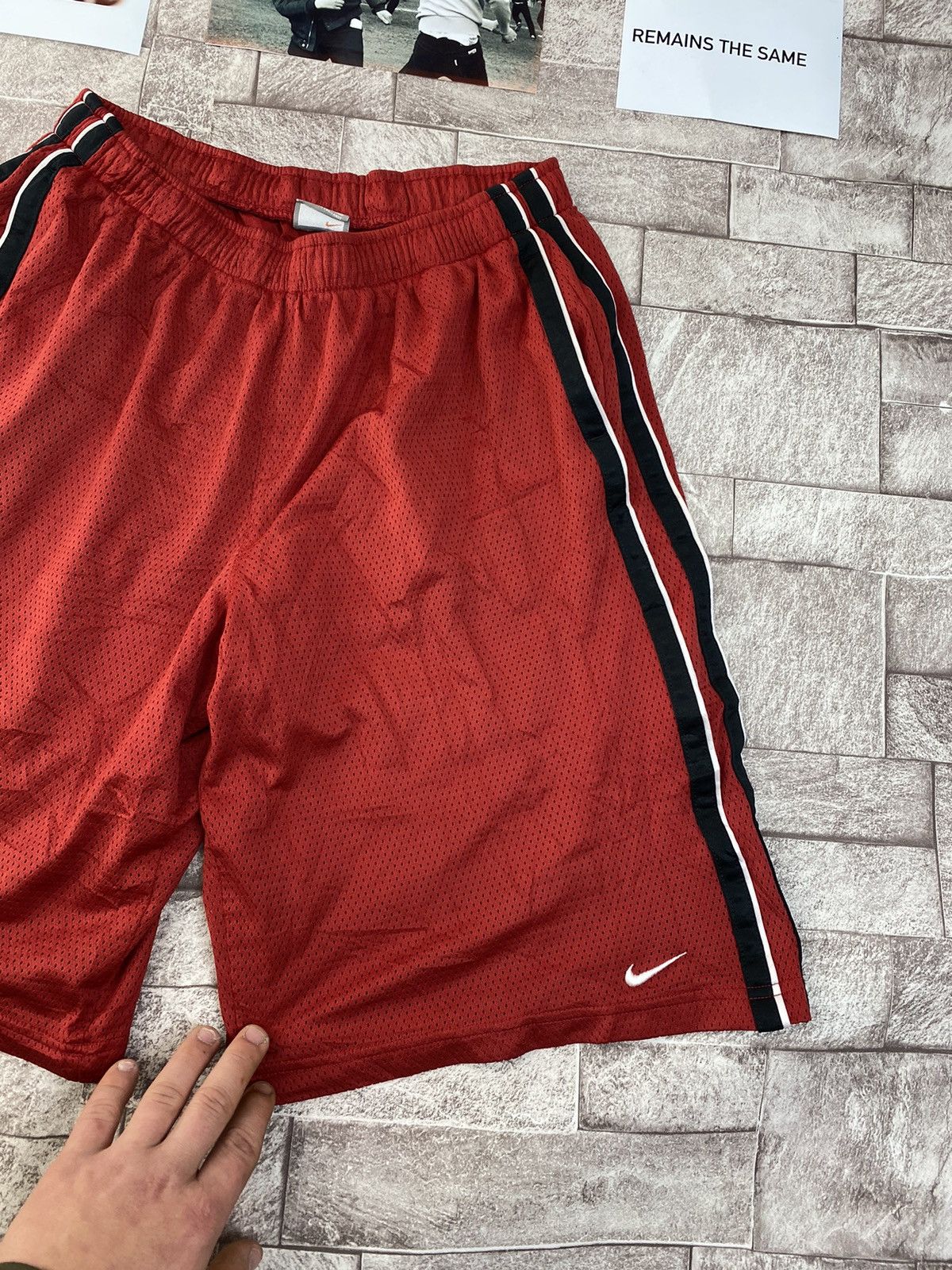 Nike × Vintage Vintage NIKE SHORTS SWOOSH Size US 32 / EU 48 - 4 Thumbnail