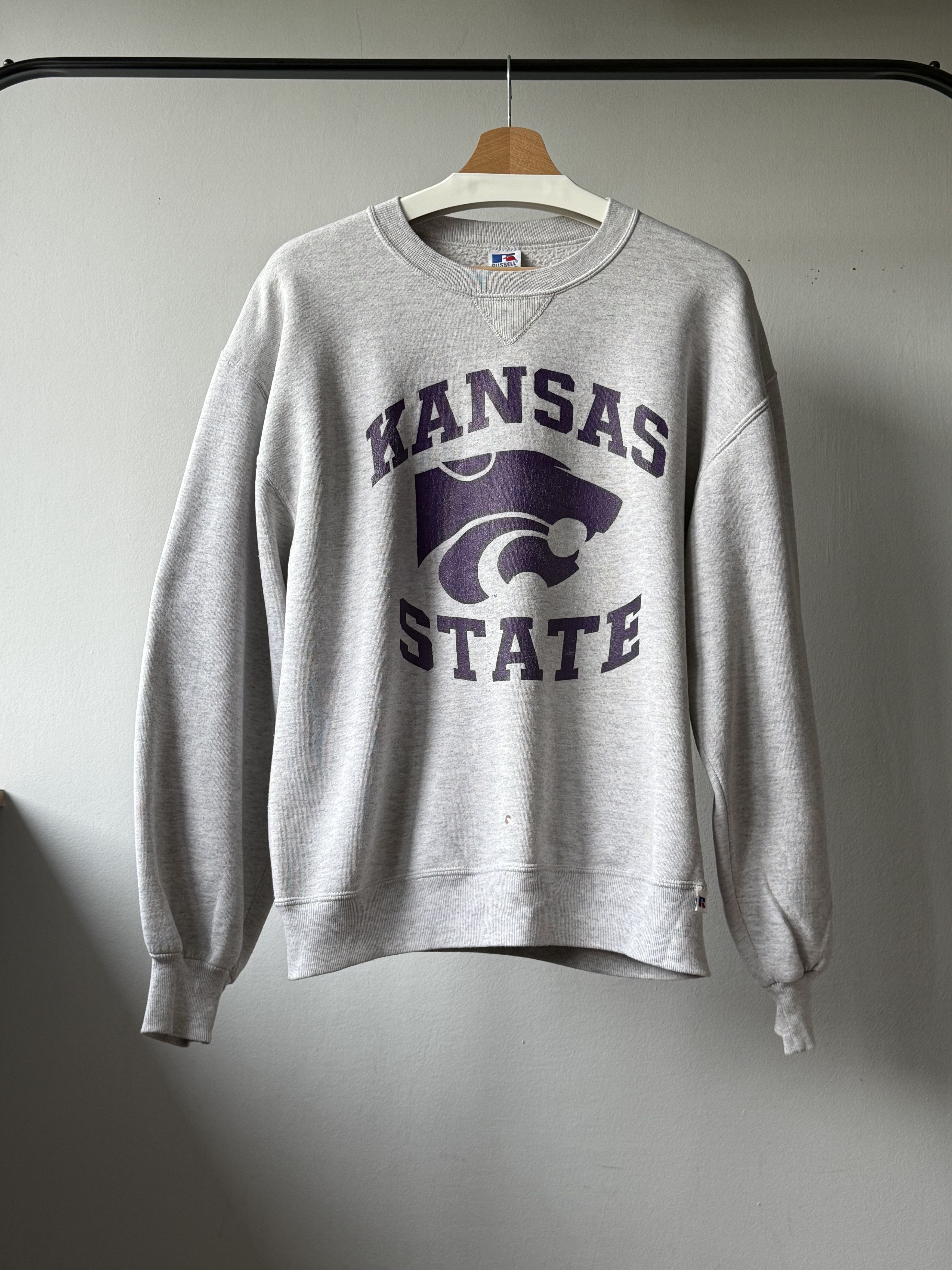 Russell Athletic Vintage Russel Athletic Kansas State Sweatshirt Made in USA Size US L / EU 52-54 / 3 - 1 Thumbnail