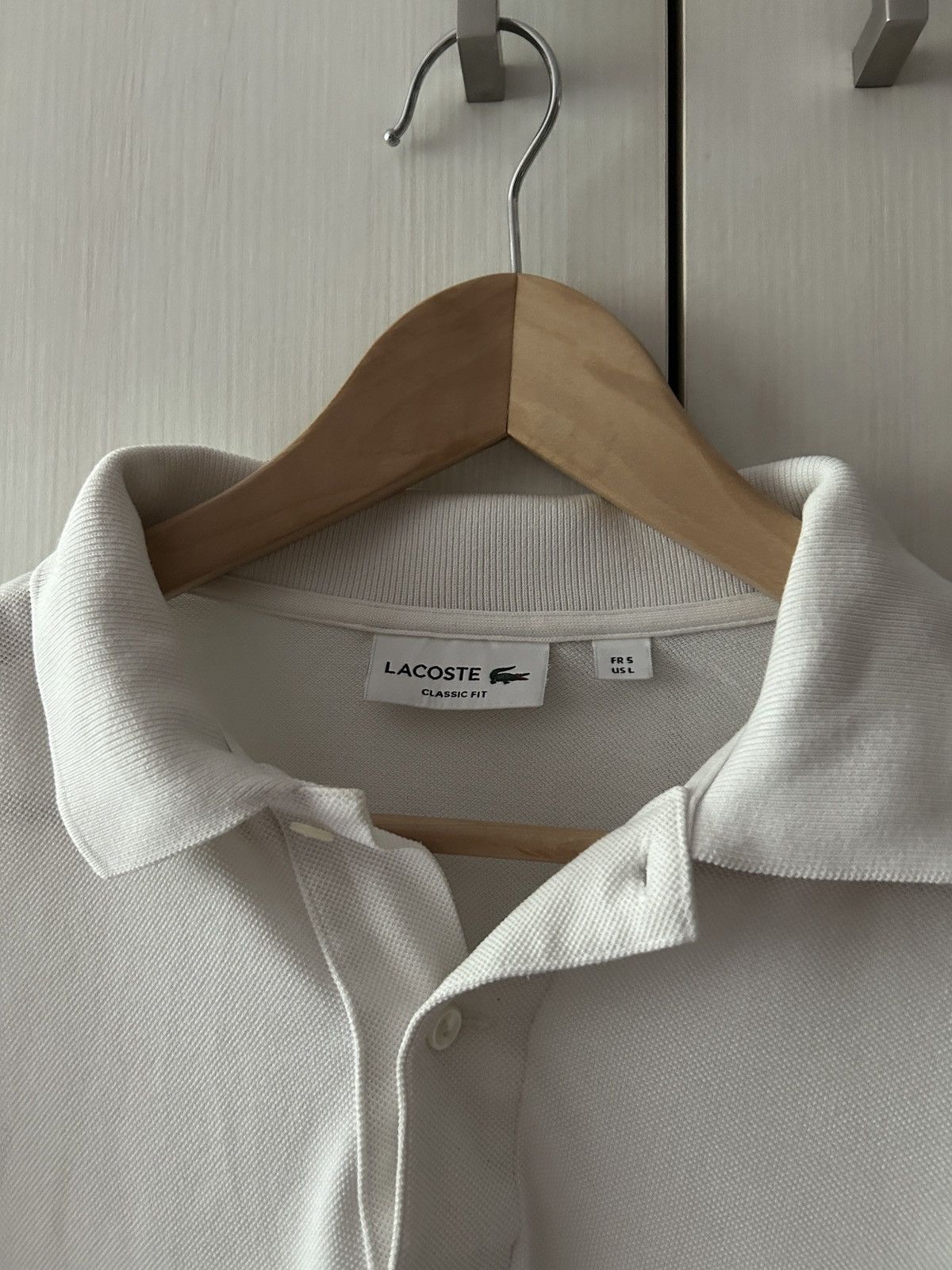Lacoste Lacoste luxury white polos shirt mens old money style Size US M / EU 48-50 / 2 - 3 Thumbnail