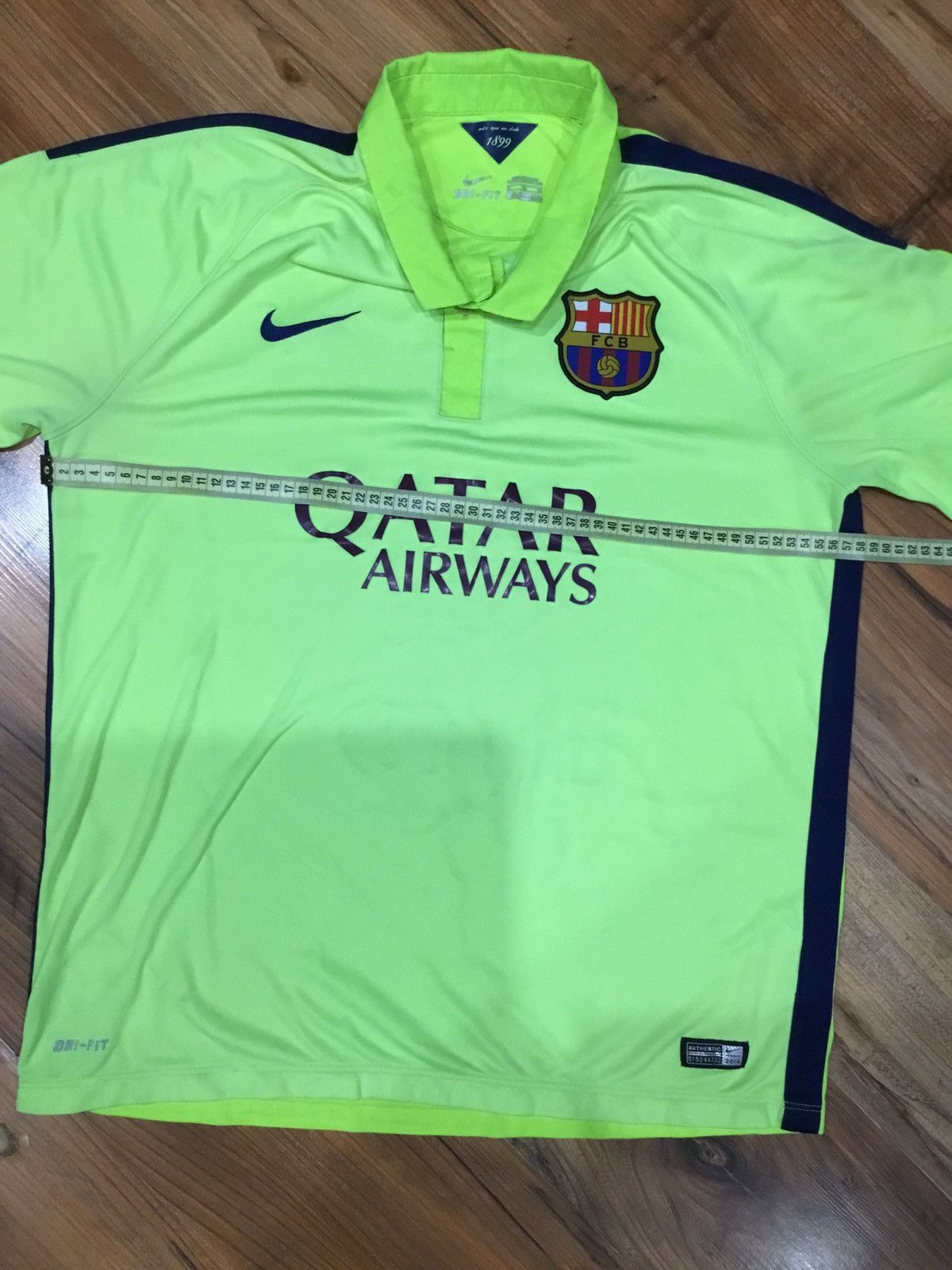 Nike FC Barcelona 14/15 Third Shirt Men’s Size XLFootball Jersey Size US XL / EU 56 / 4 - 7 Thumbnail