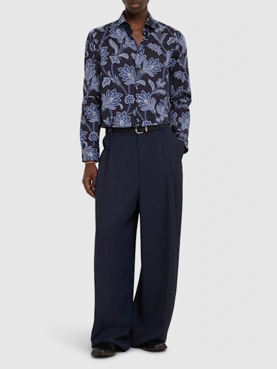 Etro o1lsvrm0425 Shirt in Navy Size US L / EU 52-54 / 3 - 2 Thumbnail
