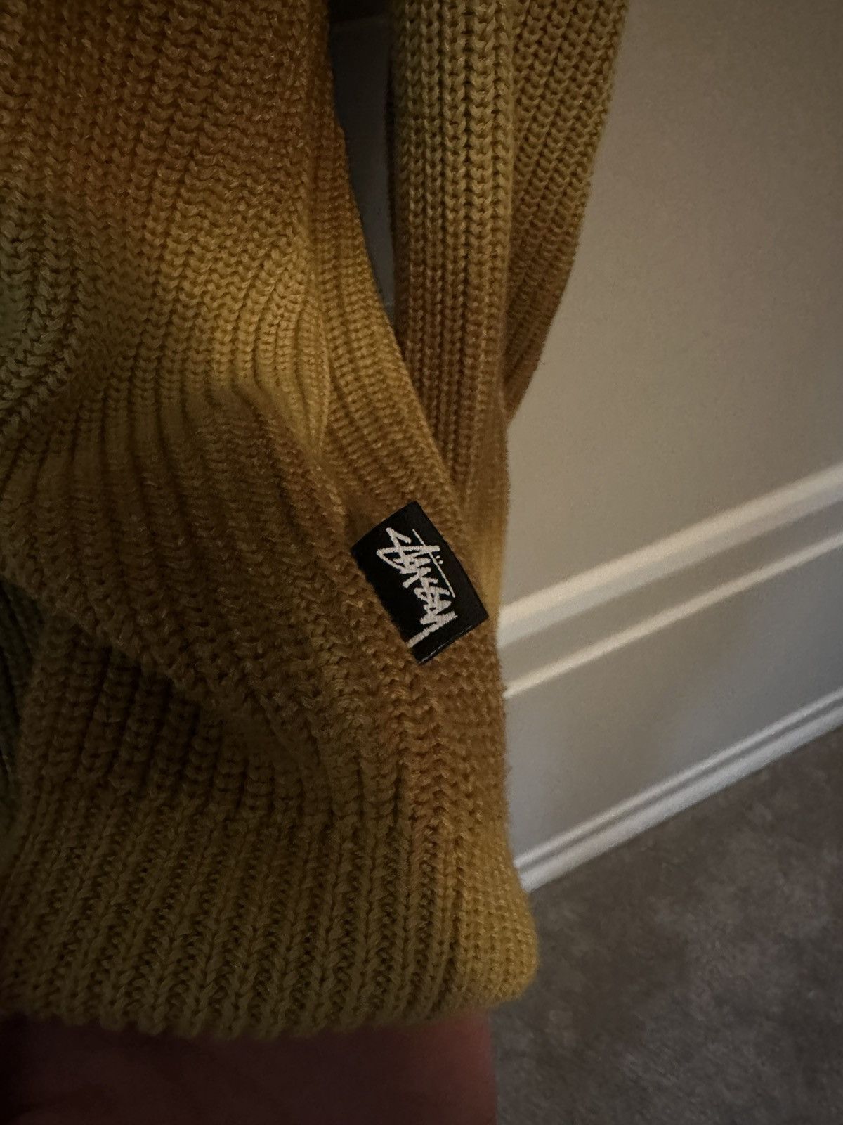Stussy Stussy Spray Dyed Hoodie 'Tan' Size US L / EU 52-54 / 3 - 4 Thumbnail