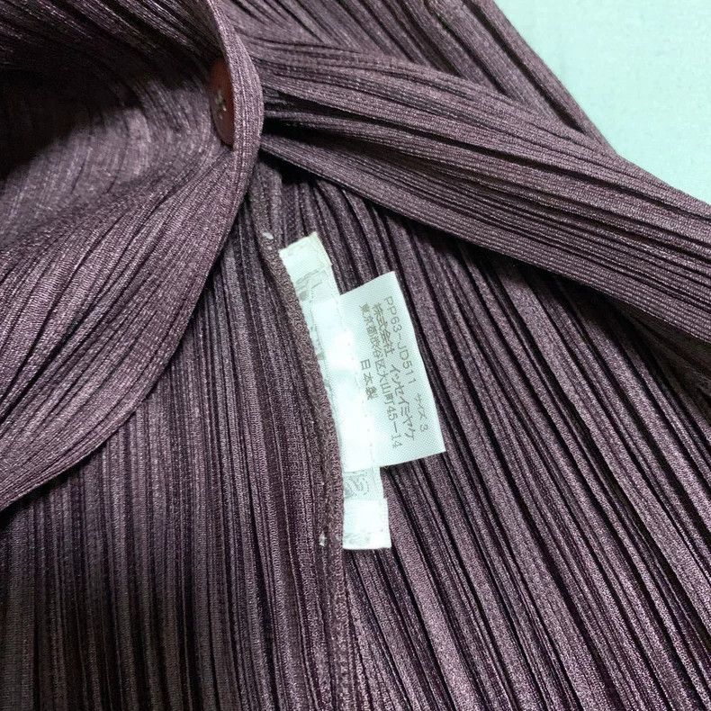 Issey Miyake Issey Miyake size:3 Brown pleated cardigan Size L / US 10 / IT 46 - 8 Thumbnail