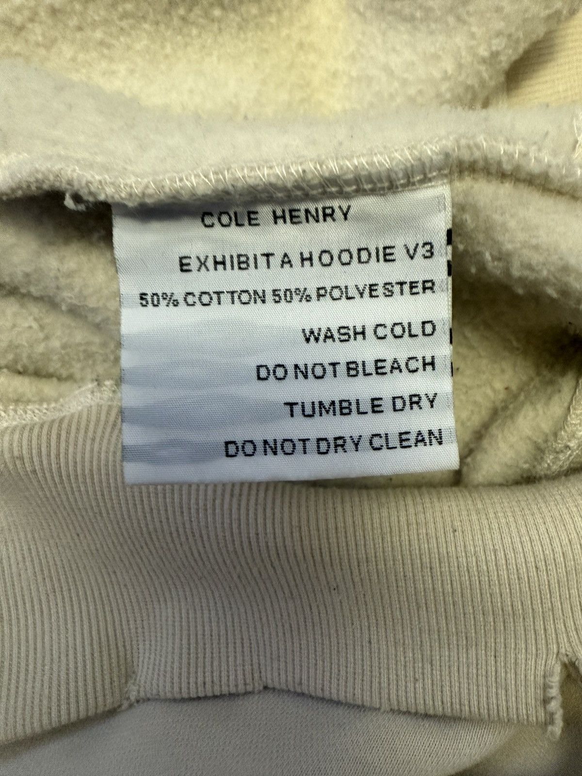 Cole Henry Cole Henry Exhibit A Hoodie Bone Size M Size US M / EU 48-50 / 2 - 4 Thumbnail