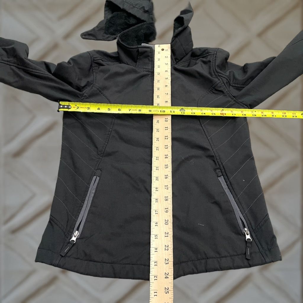 Free Country Free Country Hoodie Jacket Womens Medium Black Outdoor Trail Soft Fleece Lined Size M / US 6-8 / IT 42-44 - 1 Thumbnail