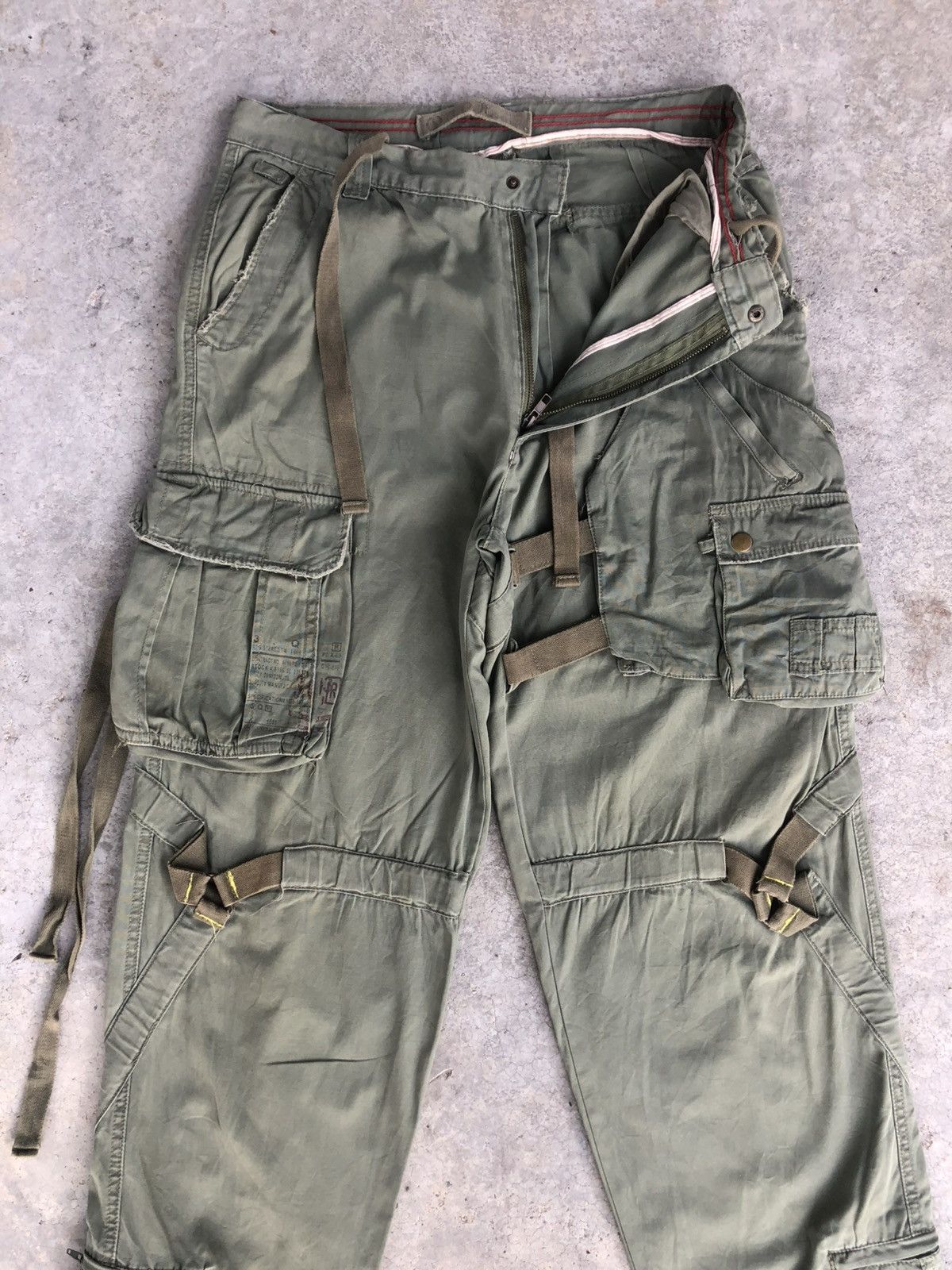 Japanese Brand Japanese 3.Q.R Army Cargo Pants Bondage Multipocket Size US 31 - 3 Thumbnail