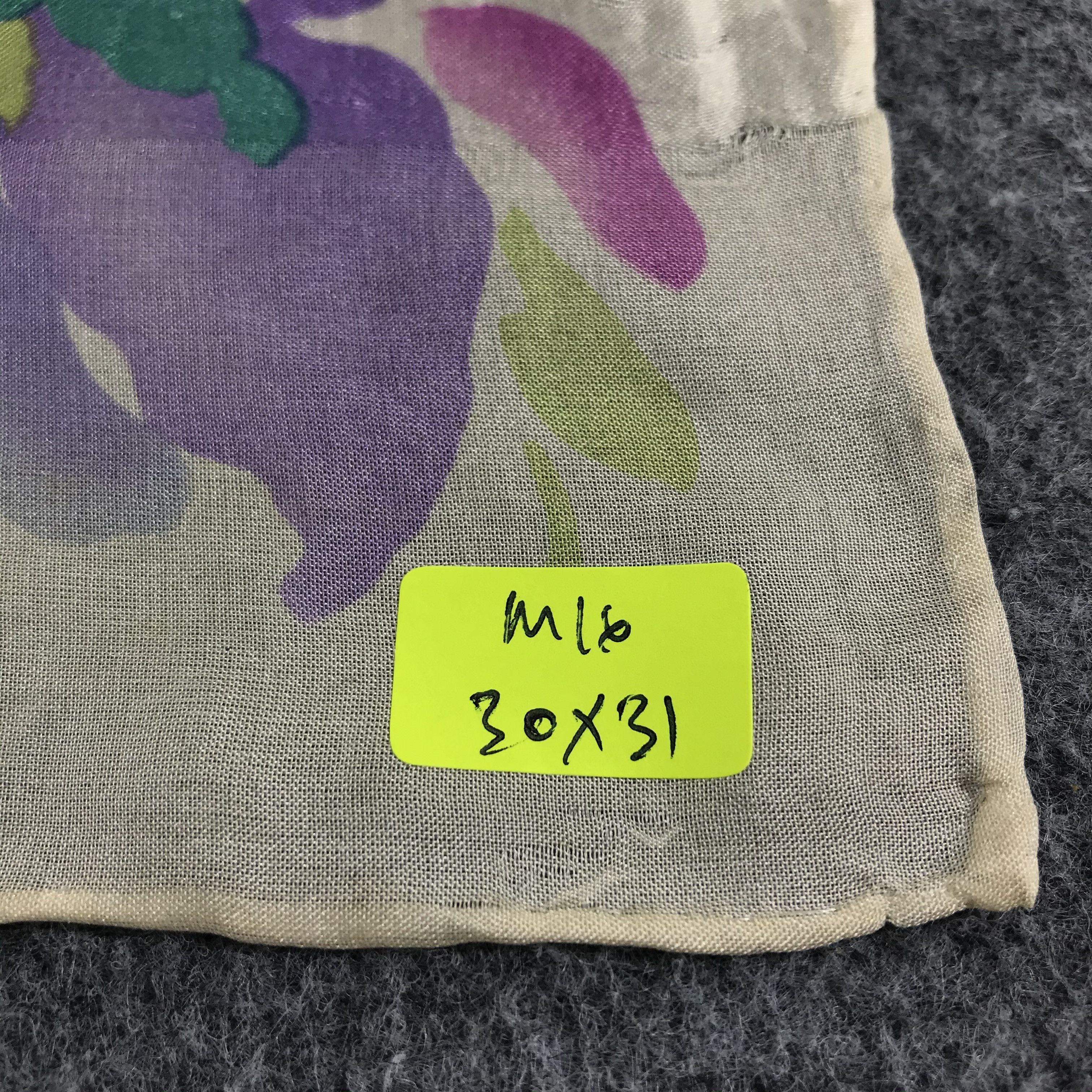 Pierre Balmain Vintage Pierre Balmain Floral Silk Scarf M16 Size ONE SIZE - 12 Thumbnail