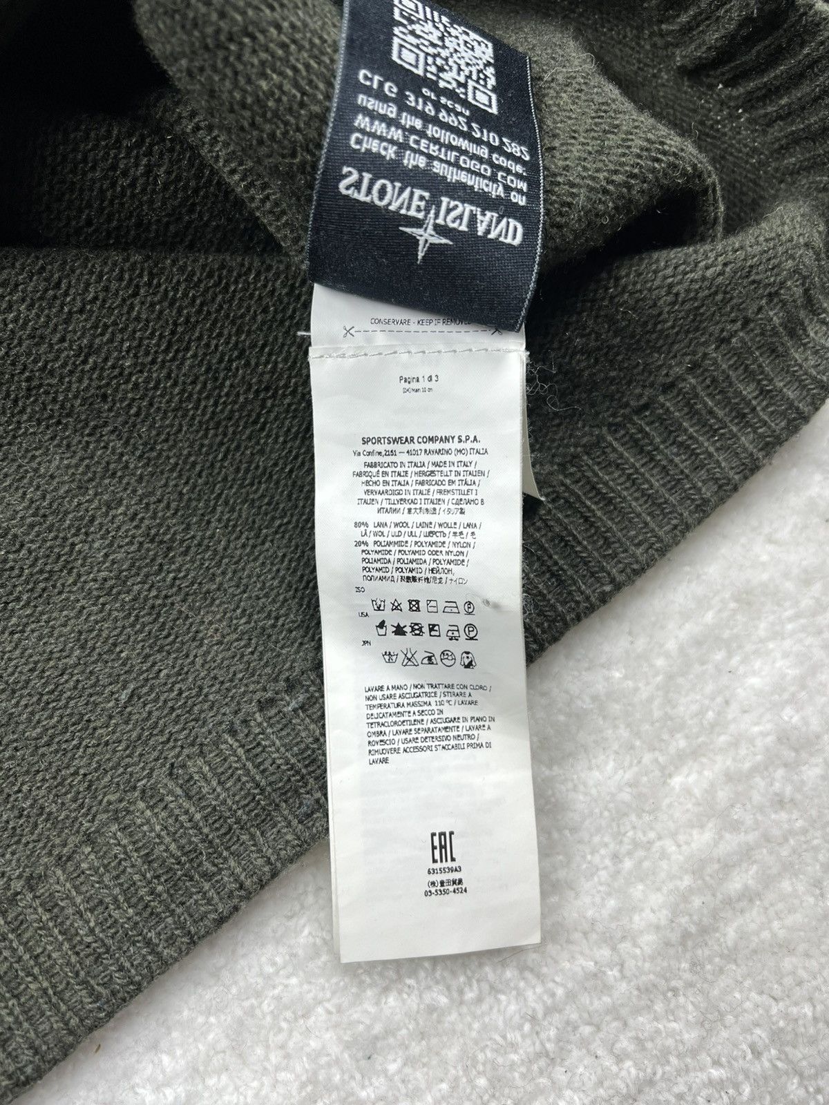Stone Island Vintage Stone Island Retro Knitwear Military Style Sweater Size US S / EU 44-46 / 1 - 9 Thumbnail