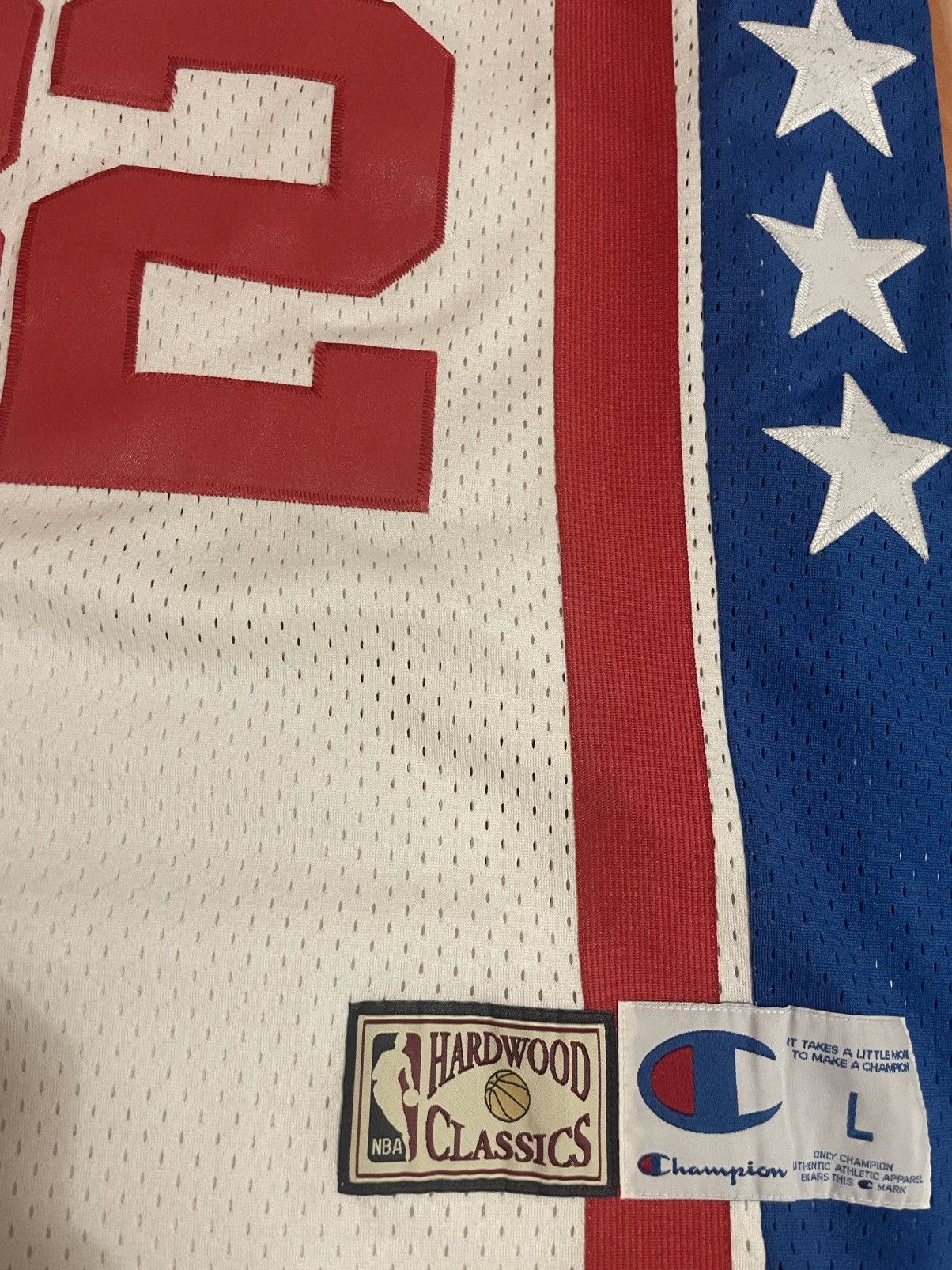 Champion NBA New Jersey Nets Julius Erving jersey Champion retro Size US L / EU 52-54 / 3 - 5 Thumbnail