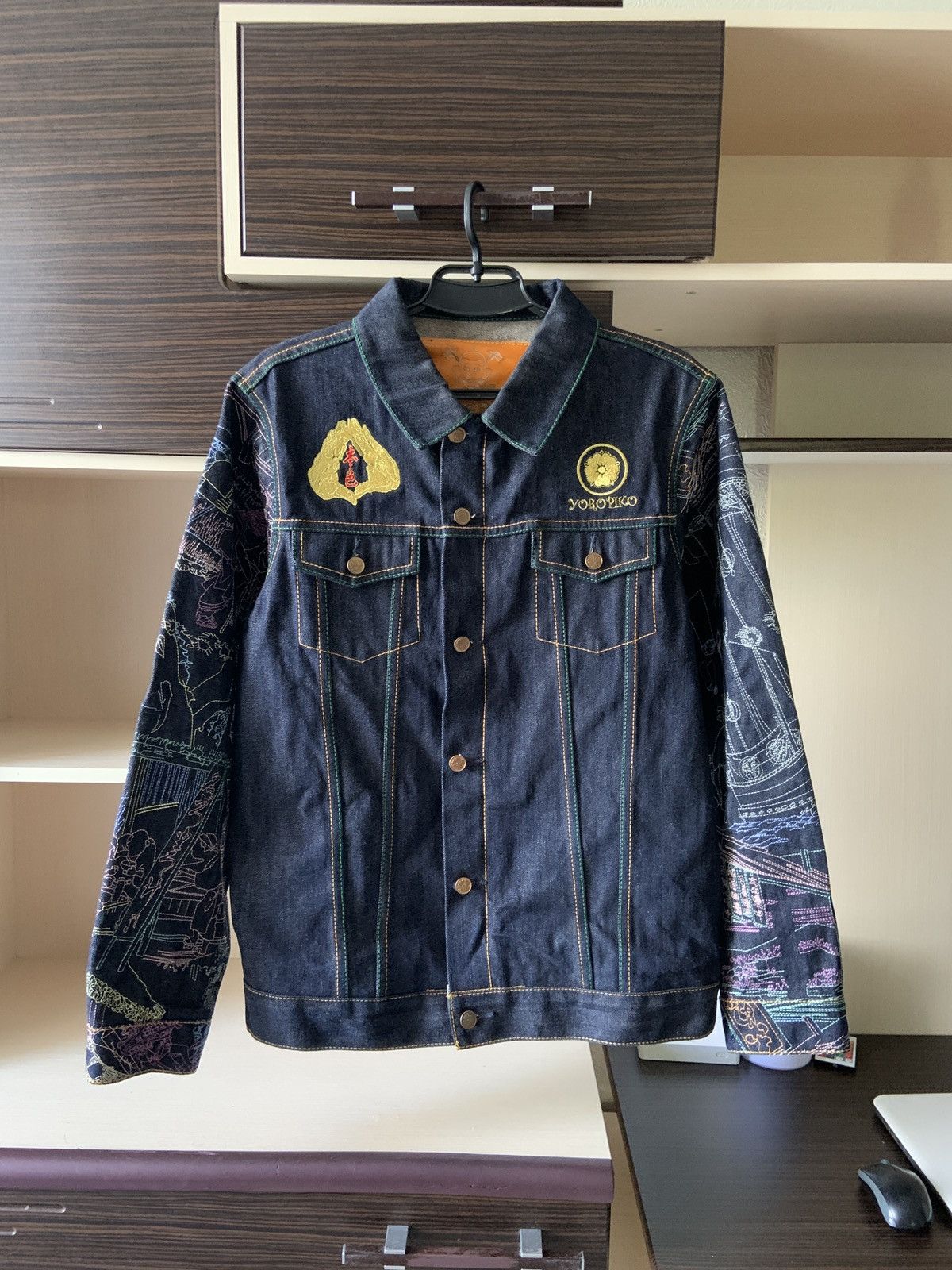 Japanese Brand Yoropiko By Martin Yatming Japanese Denim Jacket Size L