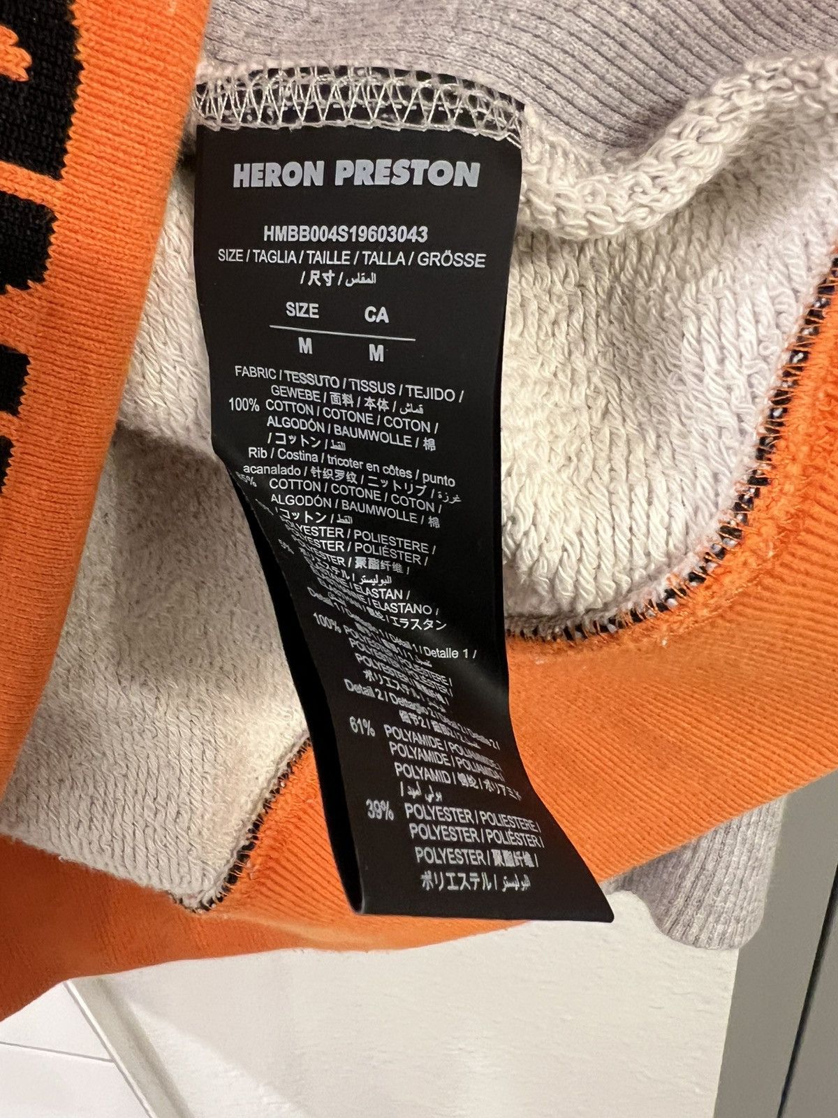Heron Preston Heron Preston Packing Tape Hoodie Size US M / EU 48-50 / 2 - 7 Thumbnail